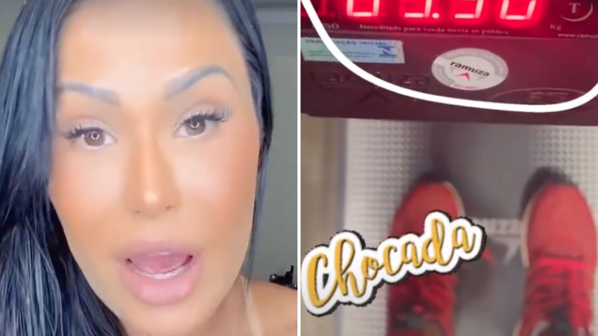 Gracyanne Barbosa se choca ao subir na balança e descobrir novo peso: “Aumentou muito”