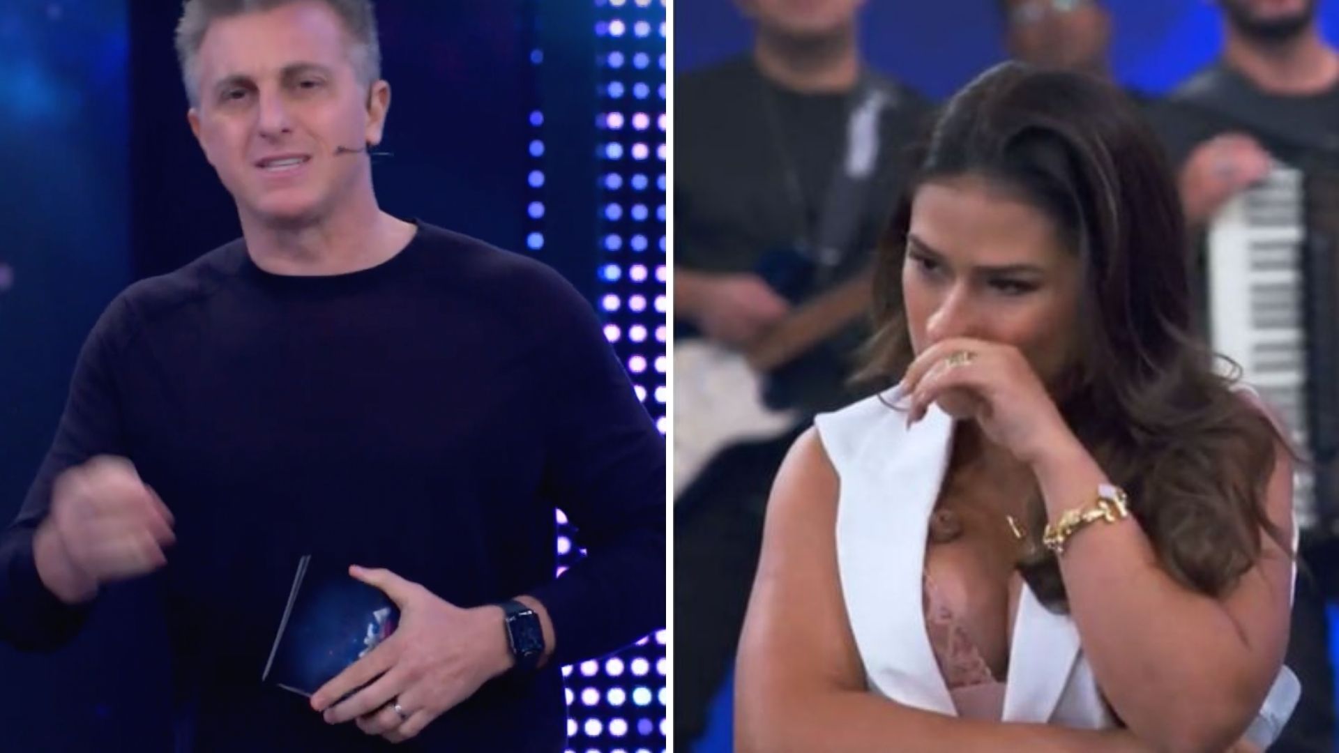 Huck quebra o protocolo e mete a colher na briga entre Simone e Simaria: “Anormal”