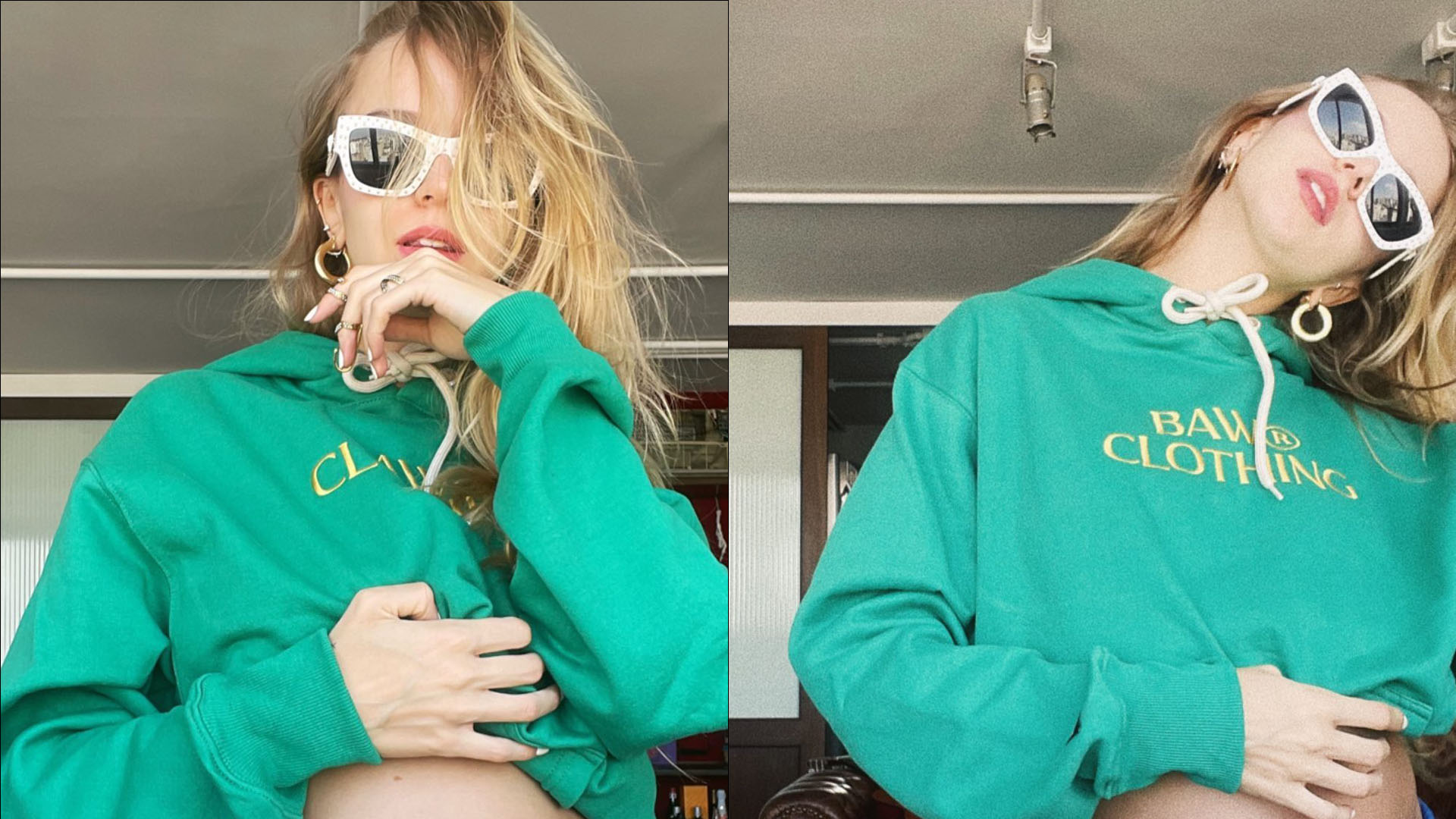 Isabella Scherer mostra barrigão de gêmeos e avalia: “Amando ser gestante”