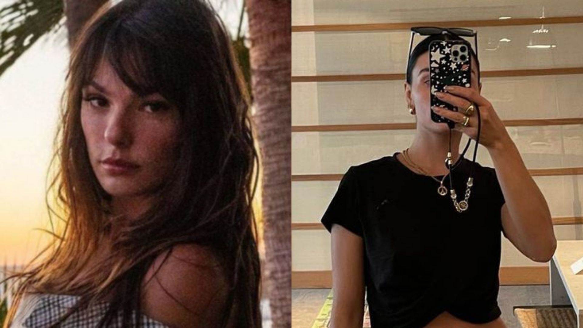 Isis Valverde posa de cropped e rouba a cena com barriga chapada: “Pirei”