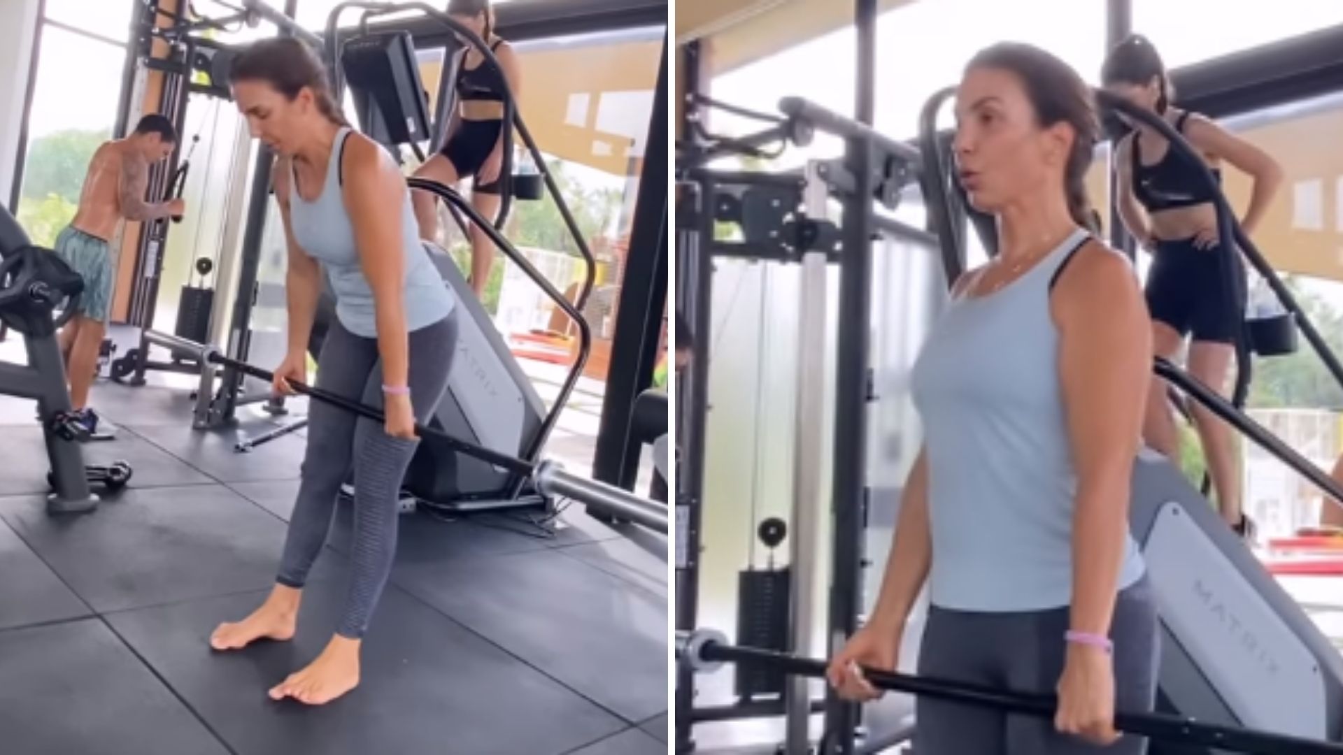 Ivete Sangalo baba ao treinar na companhia do filho: “Mainha conquista meio século”