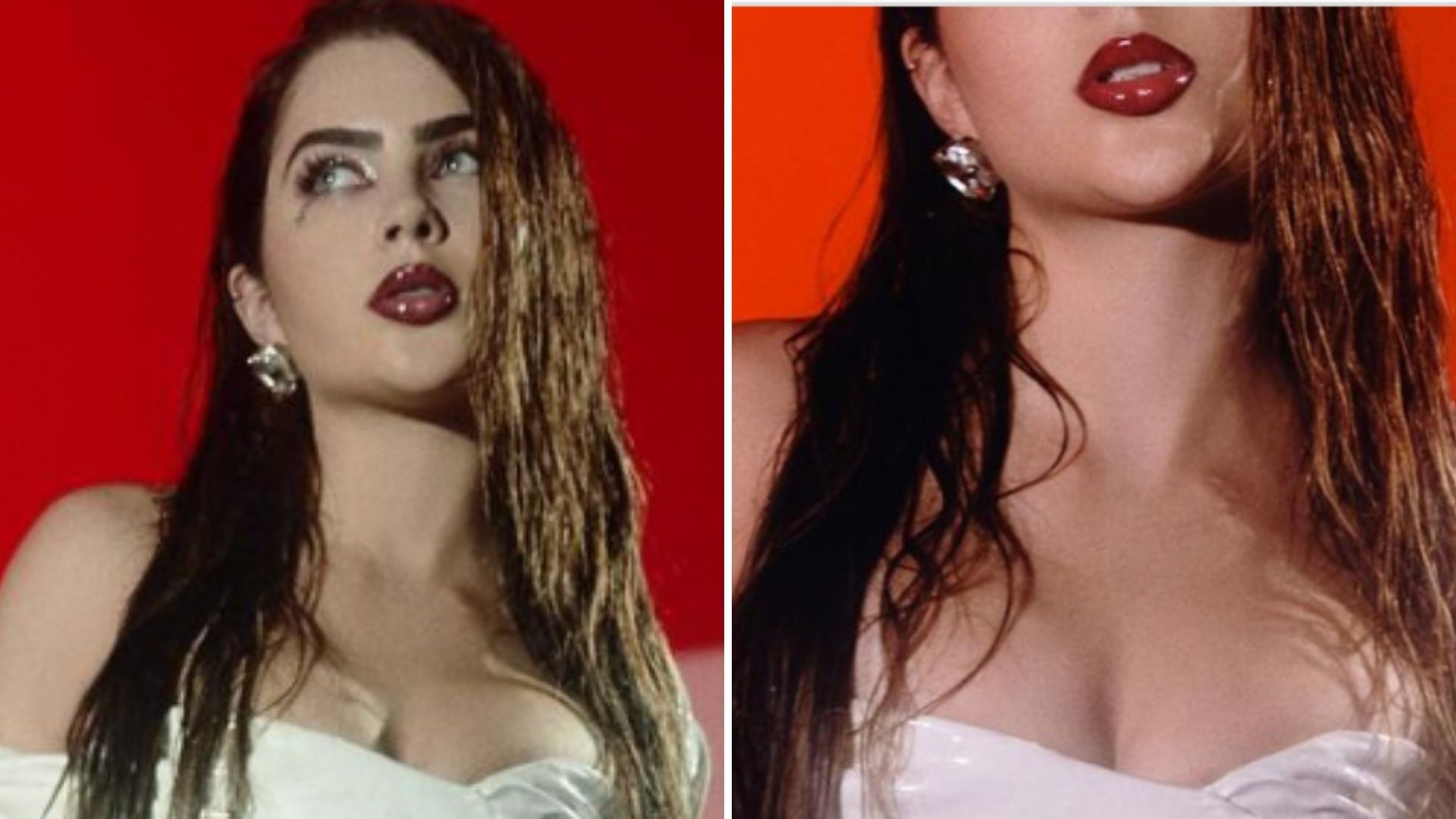 Ex-BBB Jade Picon dá close no decote ao surgir embalada a vácuo com vestido coladinho