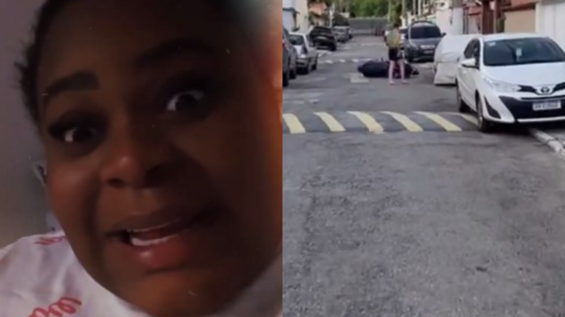 Susto! Jojo Todynho grava acidente de moto do marido: “Vai ter que me dar outra”