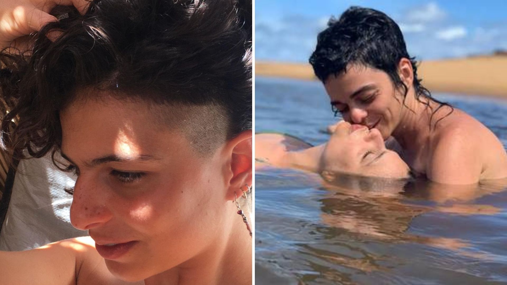 Filha de Débora Bloch e Olivier Anquier assume namoro com ator trans: “Viva o amor”