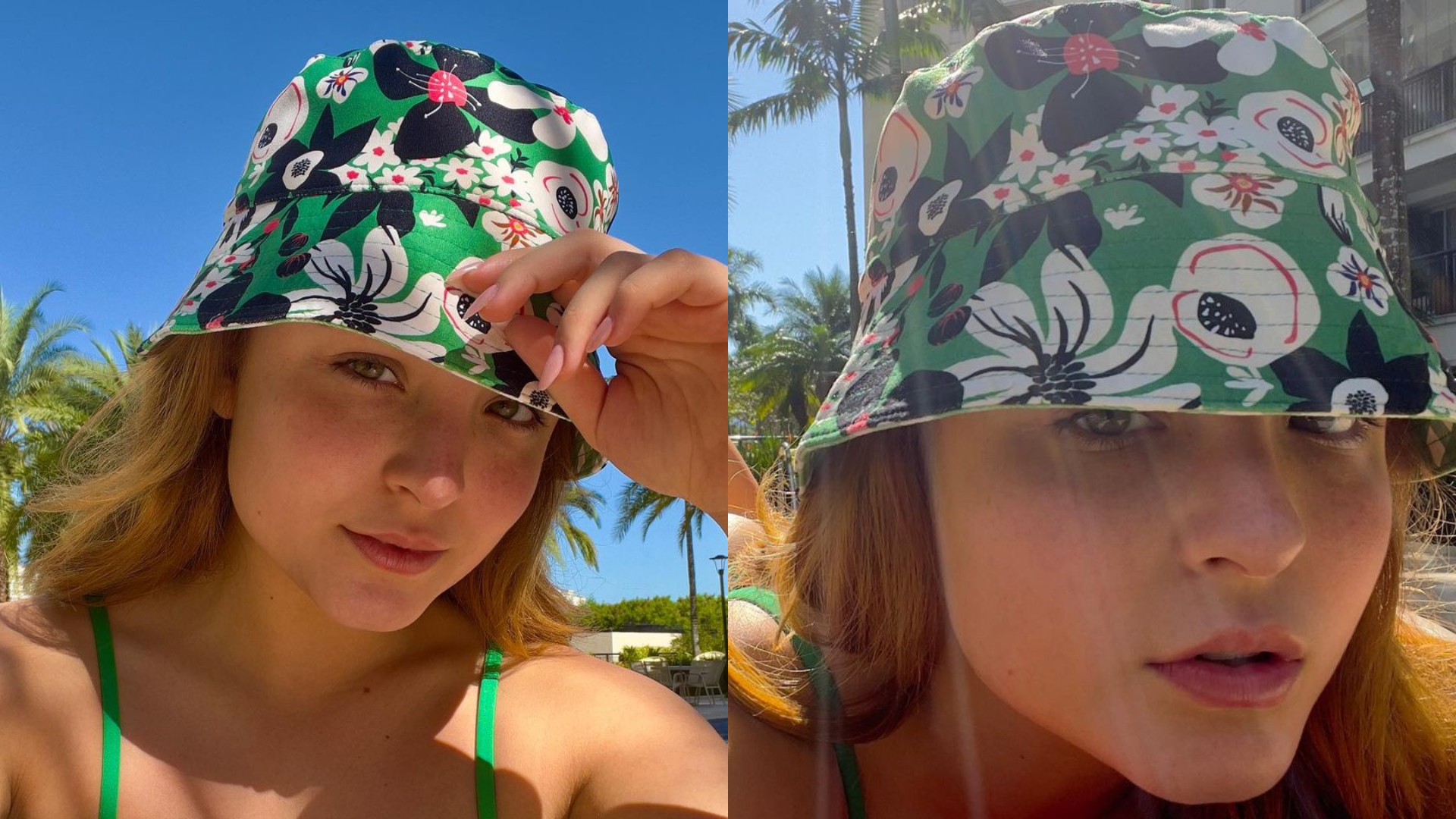 De biquíni fininho, Larissa Manoela dá close no bumbum e fãs piram: “Divina”
