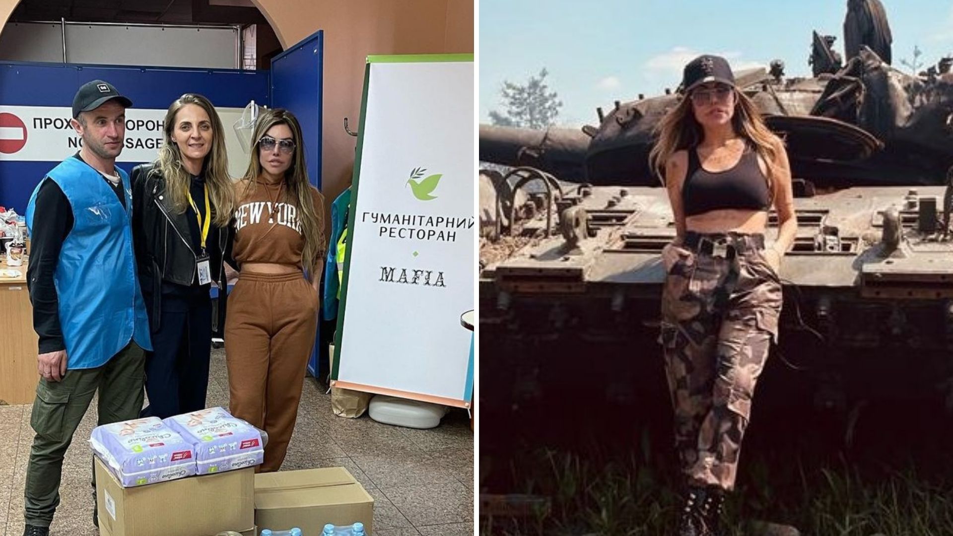 Liziane Gutierrez rebate críticas após fotos com tanque na Ucrânia: “Não fui a única”