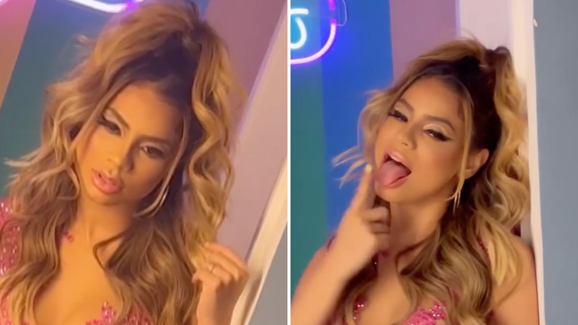 Lexa posa com body transparente, faz carão e morde o dedinho: “Que mulher”