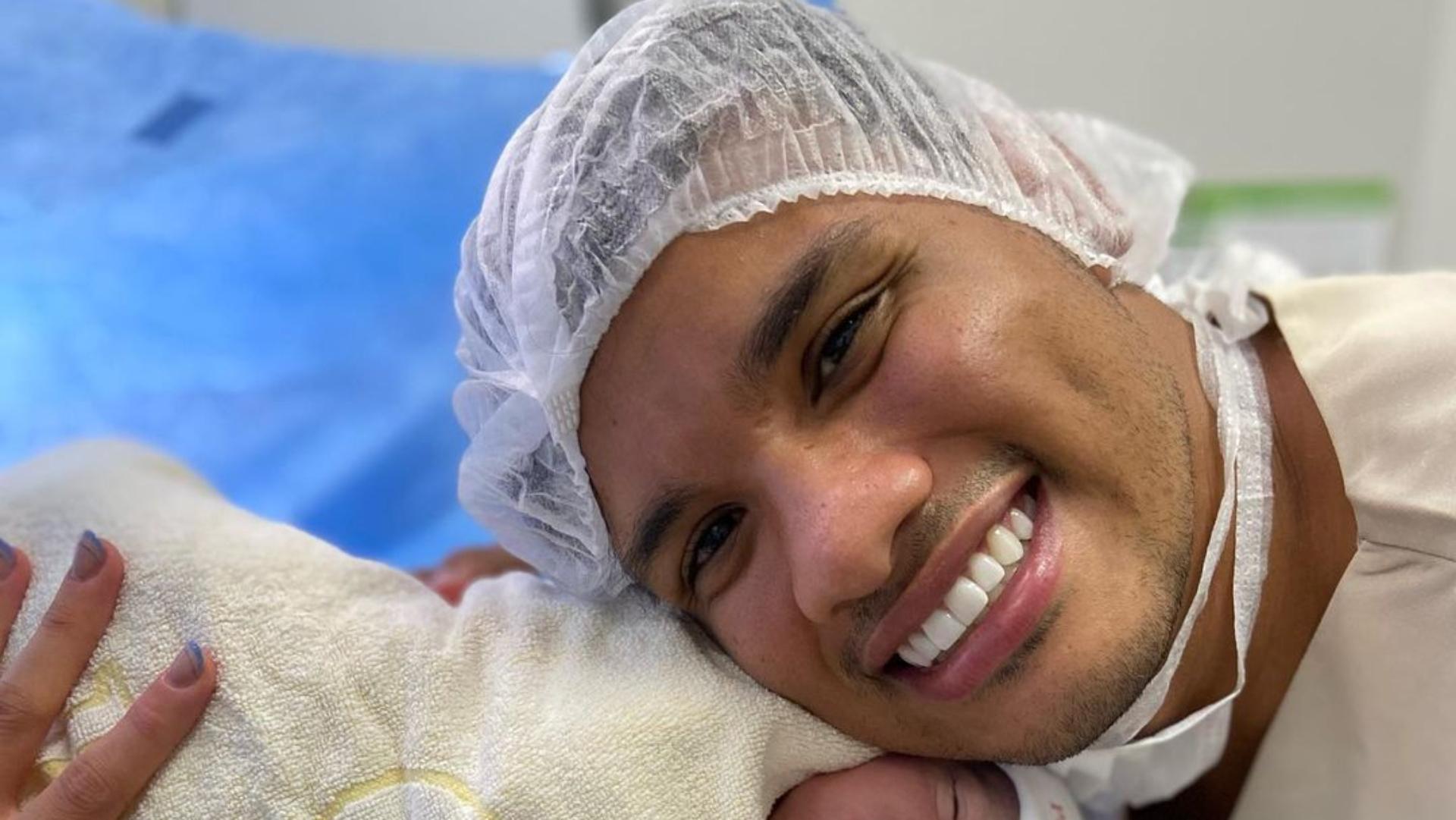 Luan Otten celebra chegada do segundo filho e já mostra o rosto do bebê: “Amor”
