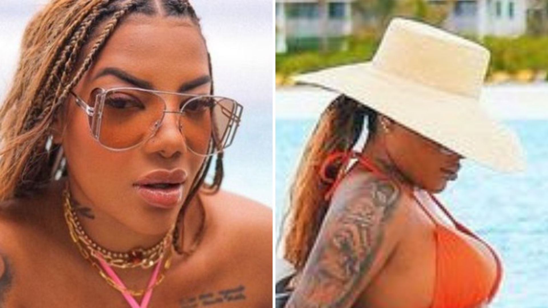 De biquíni, Ludmilla empina em jet ski e fãs babam com corpão: “Tirando onda”