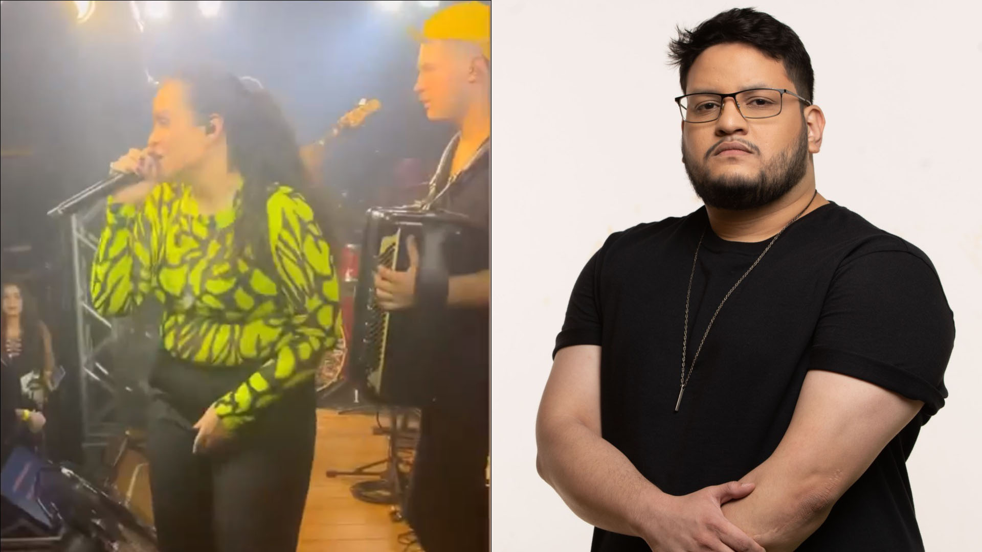 Luiza faz show pela primeira vez desde a morte de Maurílio e emociona: “Faz falta”