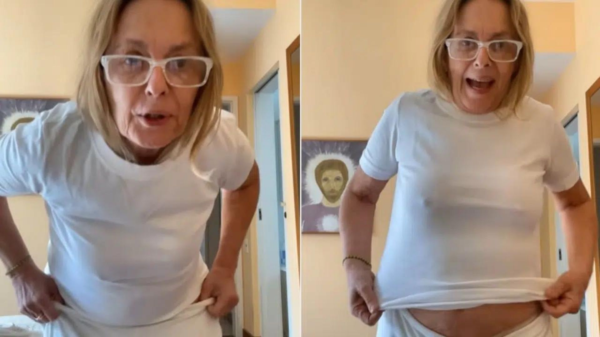 Maria Zilda troca de roupa em vídeo e deixa seguidores confusos: “Deu pra ver”