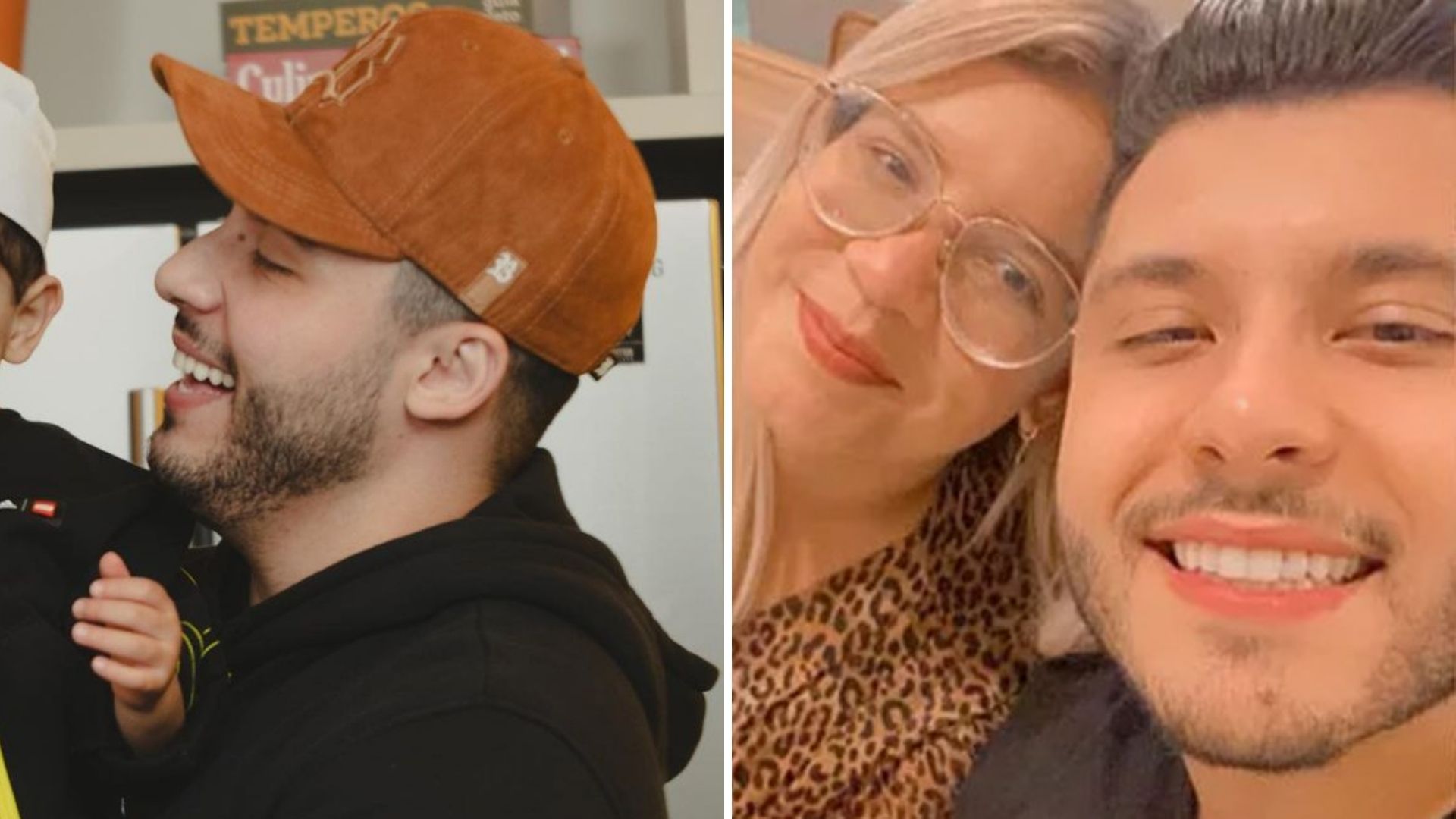 Murilo Huff surge agarradinho ao filho fantasiado e web baba: “A cara da mãe”