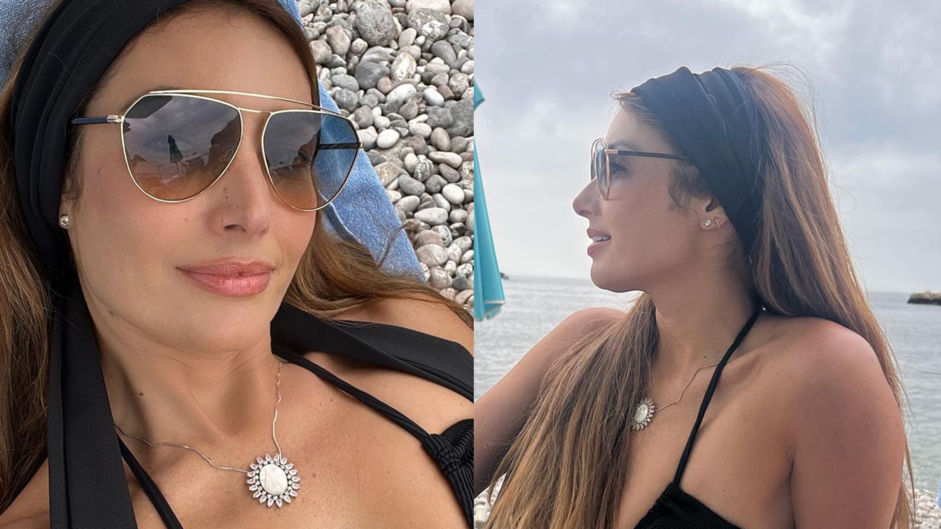 Patrícia Poeta abusa de maiô recortado e estampa corpão poderoso: “Perfeita”