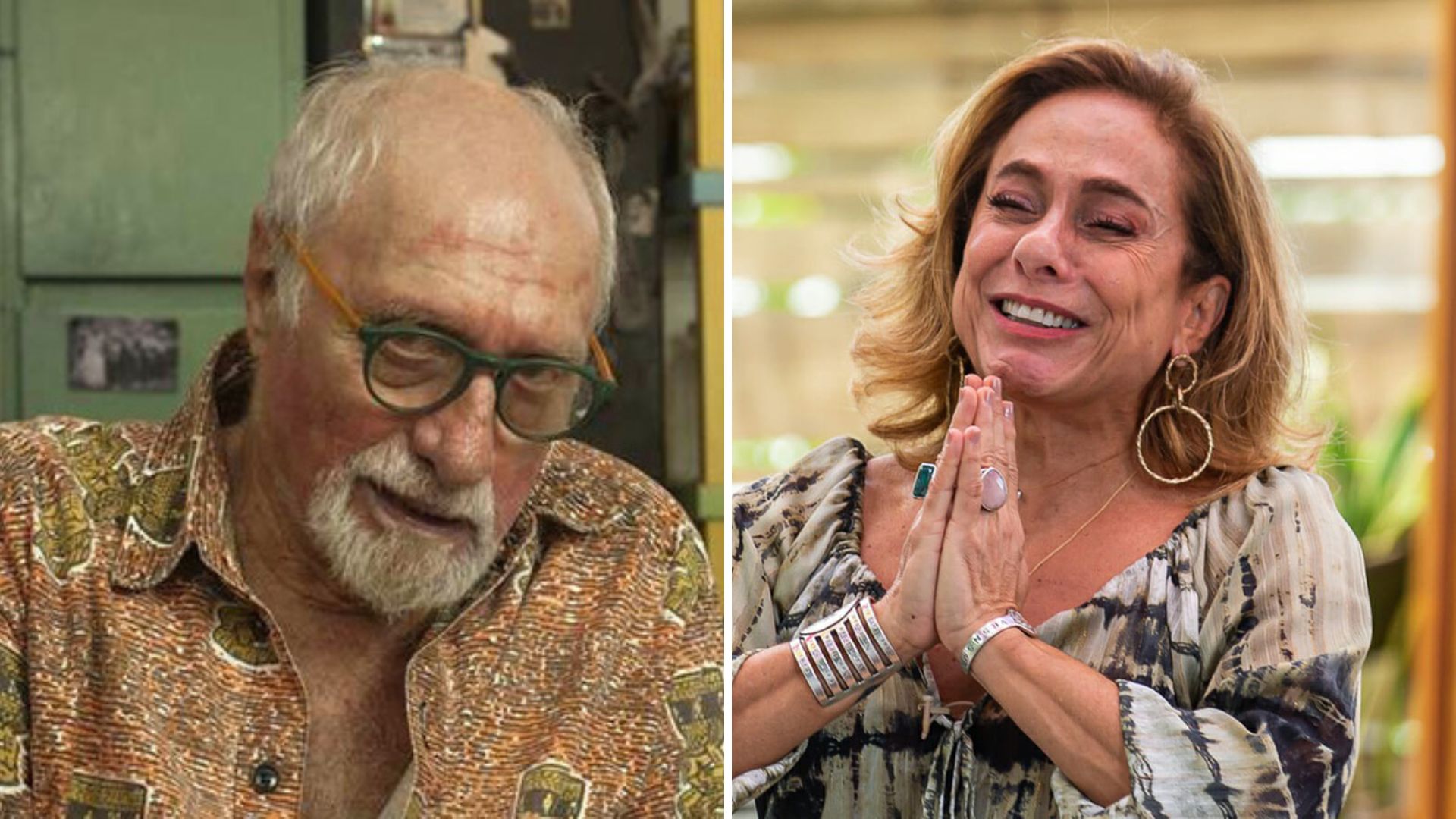 Morando no Retiro dos Artistas, Paulo César Pereio recebe visita do filho com Cissa Guimarães