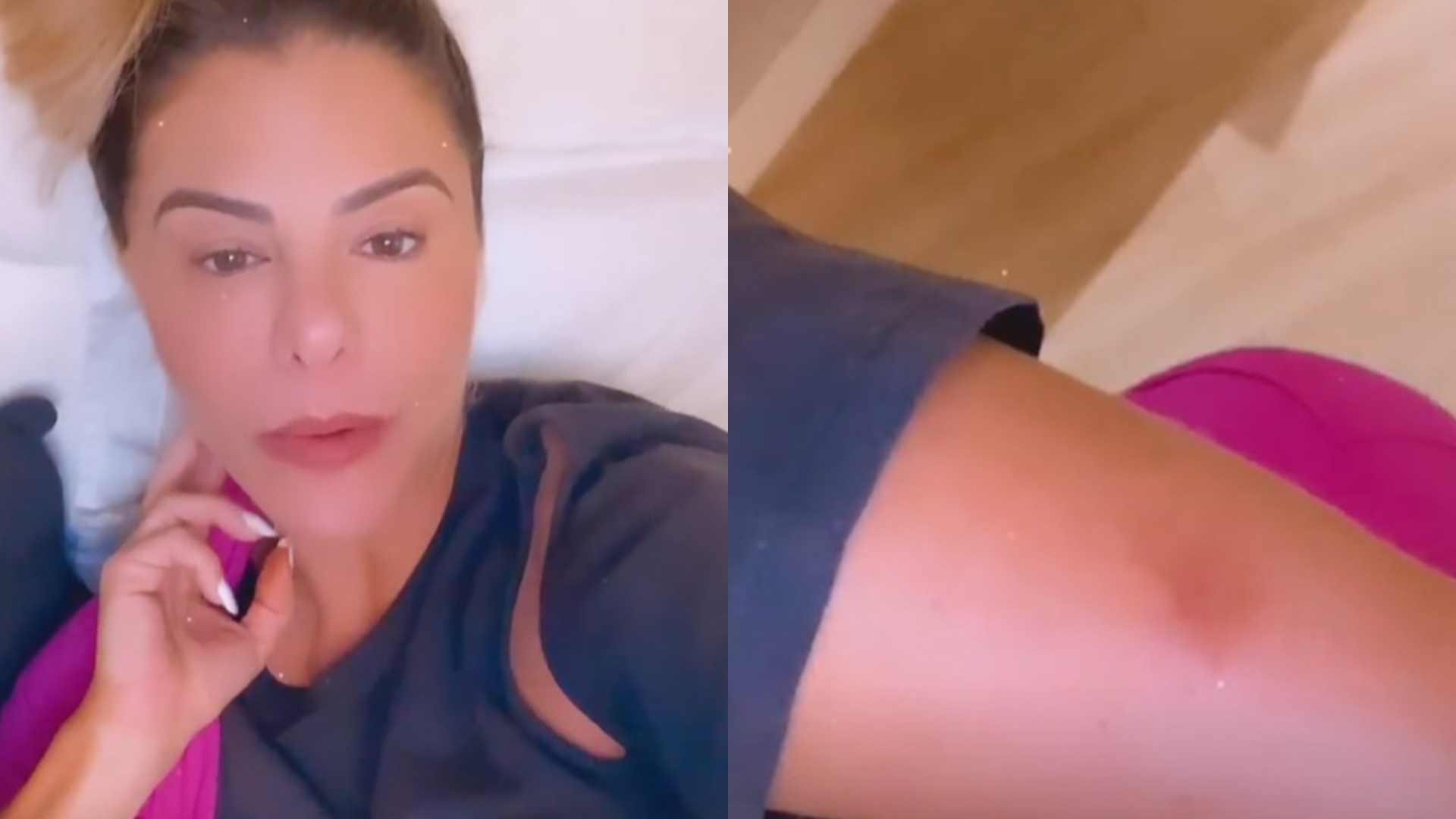 Esposa de Leonardo quase amputou o braço ao cair em fake news: “Sirva de lição”