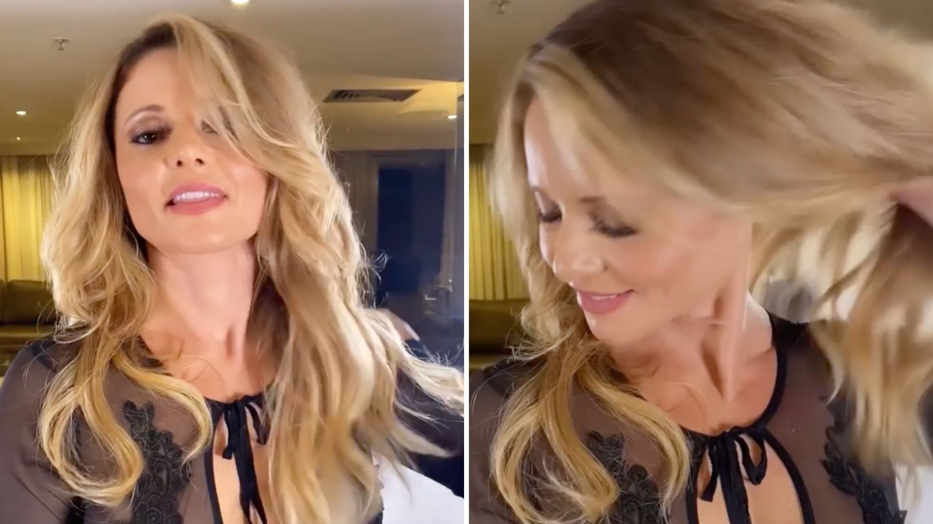 Aos 50 anos, Rita Guedes presenteia fãs e surge de blusa transparente e sem sutiã em vídeo