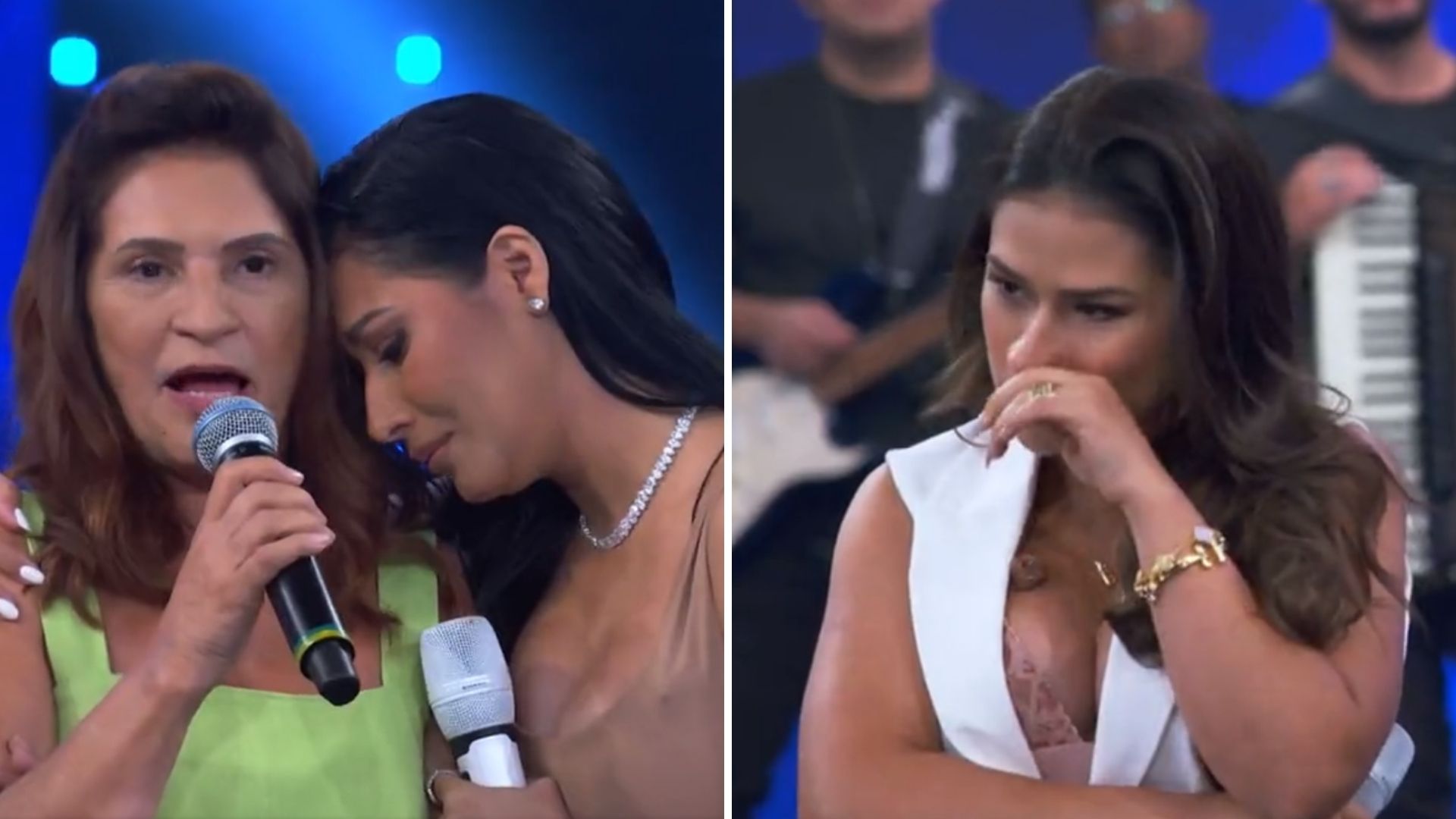 Simone e Simaria choram agarradas à mãe ao reviverem passado: “Mundo desabou”