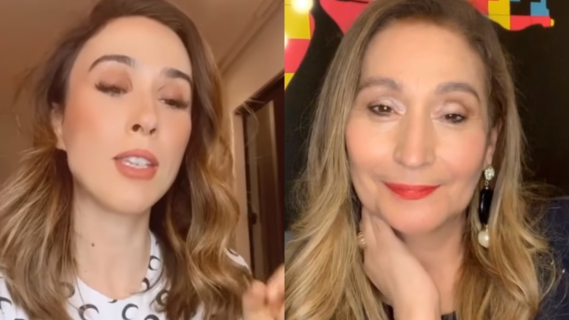Tatá Werneck agradece mensagem de Sonia Abrão que lhe lembrou a avó: “Ia me ligar”
