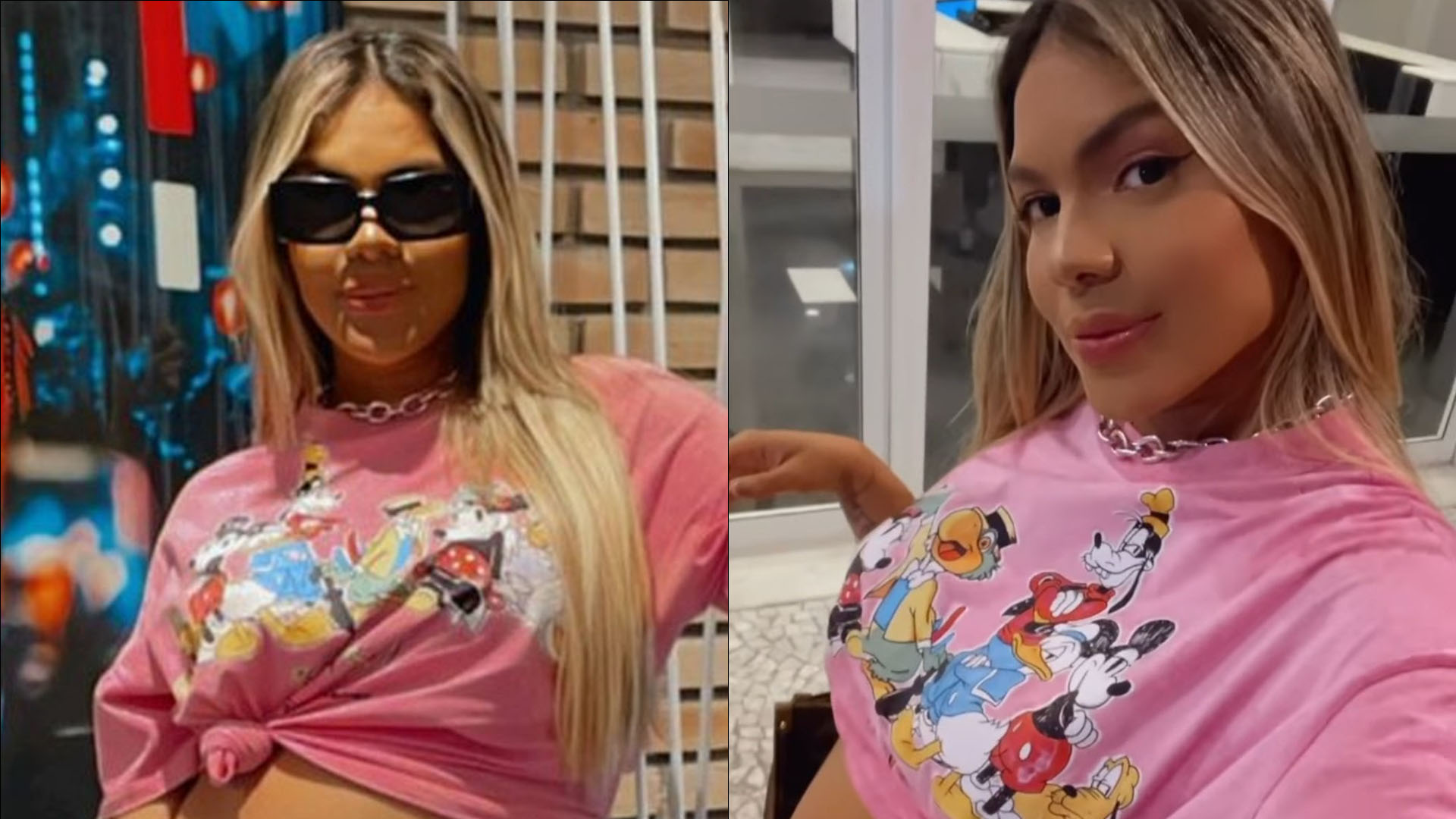Grávida de Biel, Tays Reis levanta camiseta e exibe barrigão aos seis meses: “Lindeza”