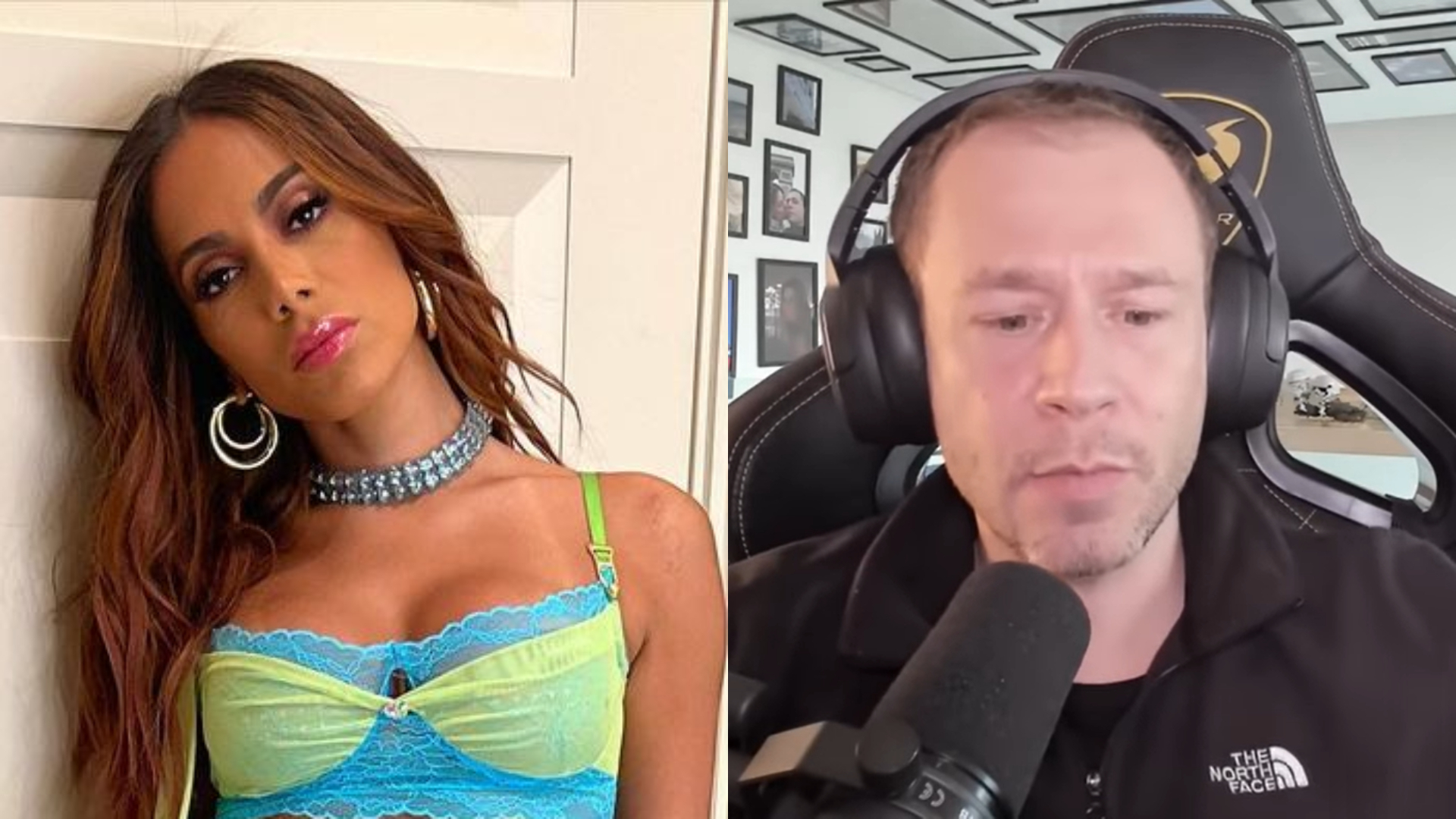 Tiago Leifert defende Anitta após polêmica envolvendo figurante: “Não aconteceu”