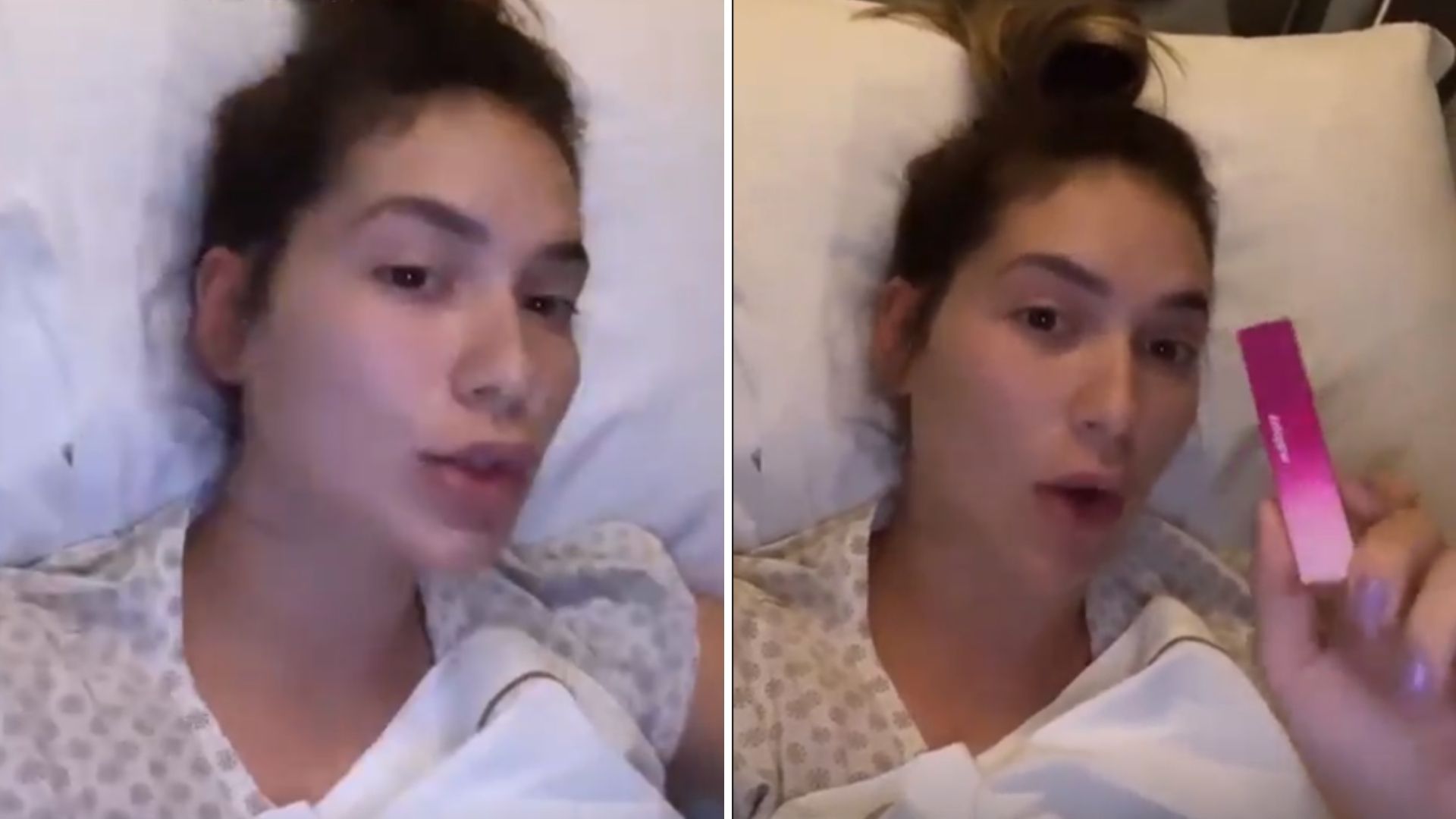 Gente? Internada, Virgínia Fonseca trabalha em cama de hospital: “Não posso deixar”