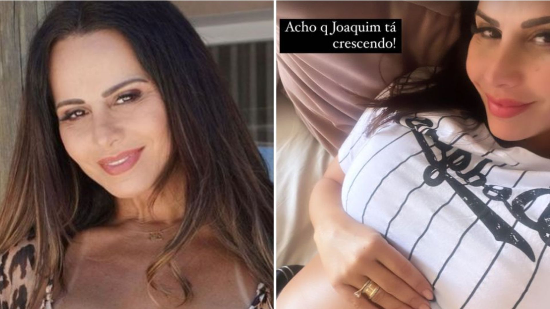 Grávida, Viviane Araújo encanta ao mostrar bebê se mexendo na barriga: “Crescendo”