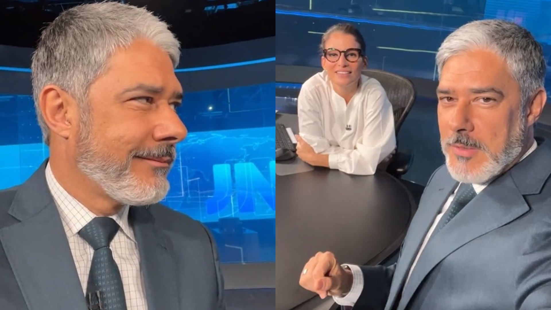 William Bonner retorna à bancada do JN e alerta sobre voz: “Não aceito críticas”