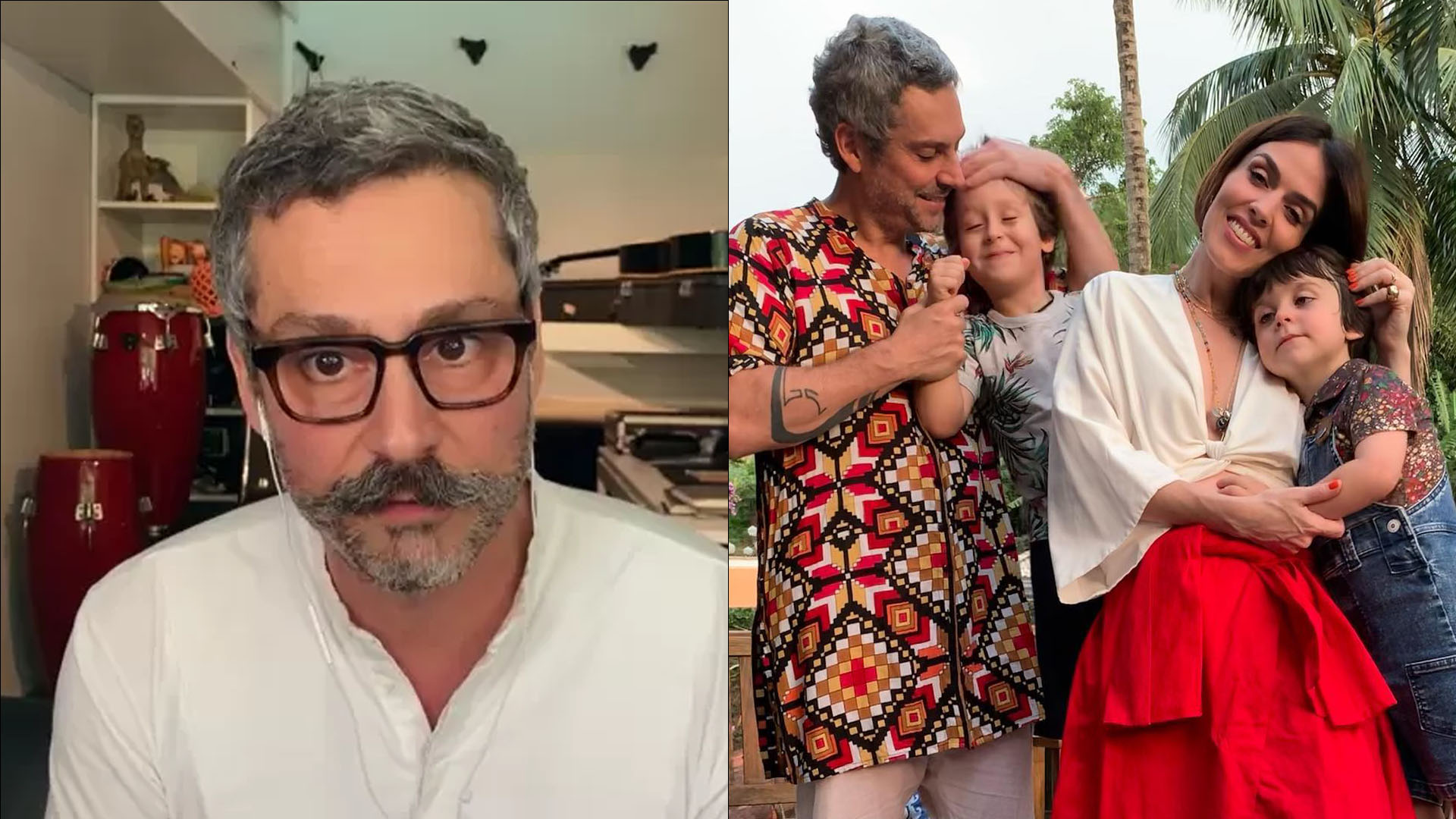 Alexandre Nero afirma ter parado com drogas após paternidade: “Pessoa melhor”