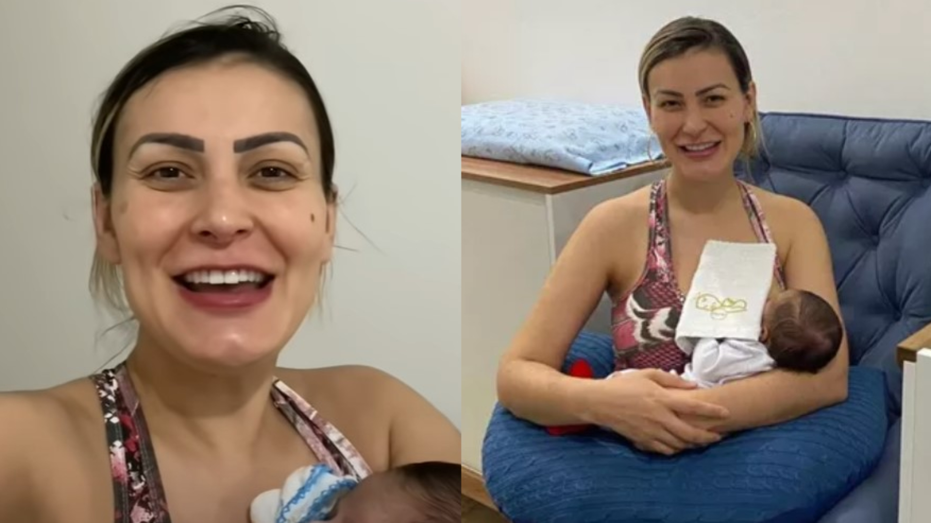 Andressa Urach mostra quartinho improvisado para o filho: “Não tinha preparado”