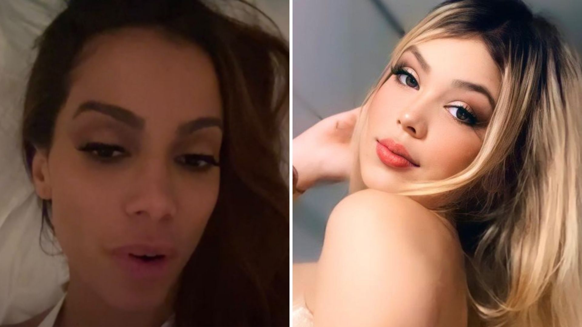 Melody invade live de Anitta e faz pedido debochado em espanhol: “Libera”