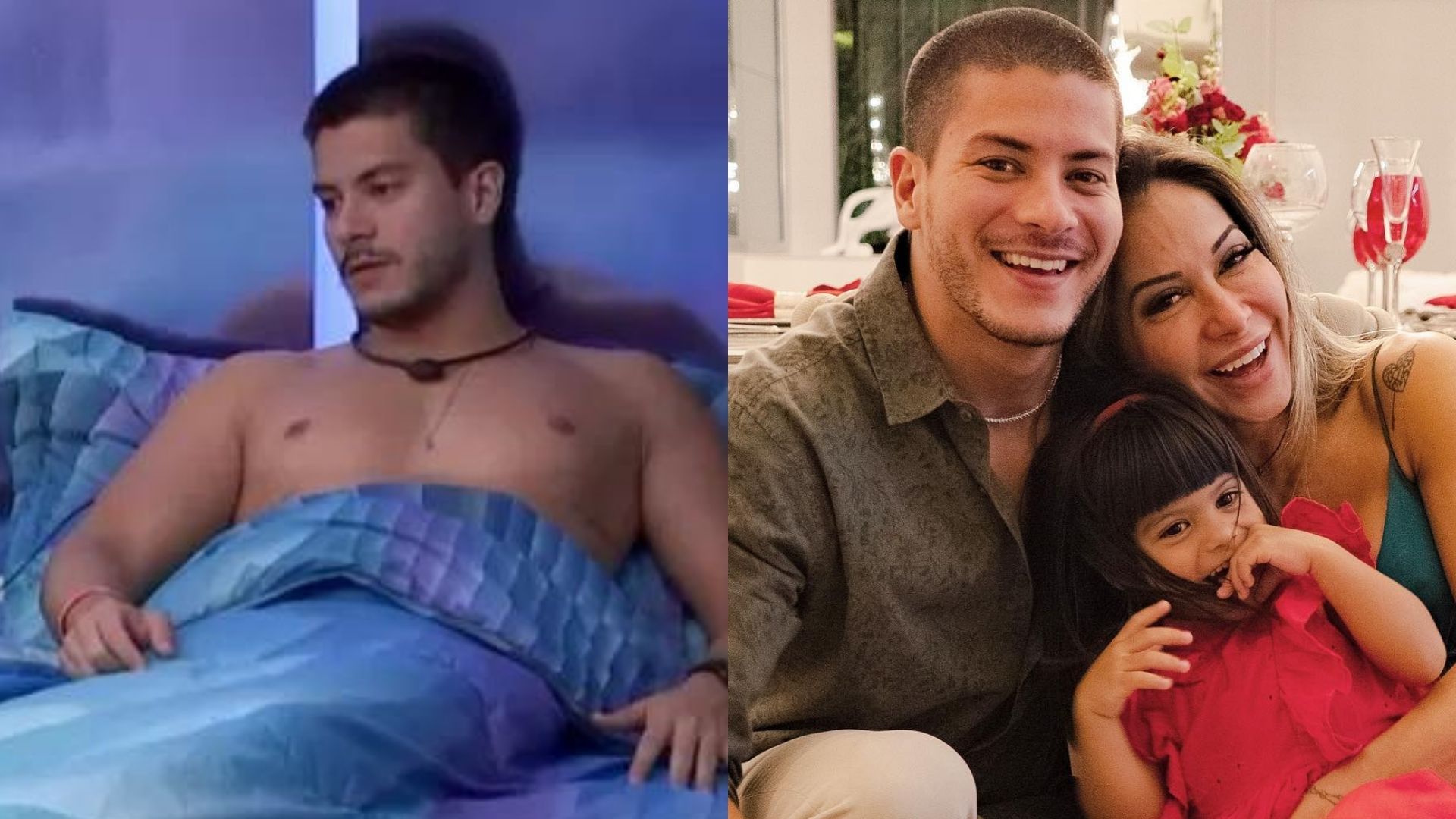 BBB22: Arthur Aguiar detalha a alimentação restrita da filha: “Tudo saudável”