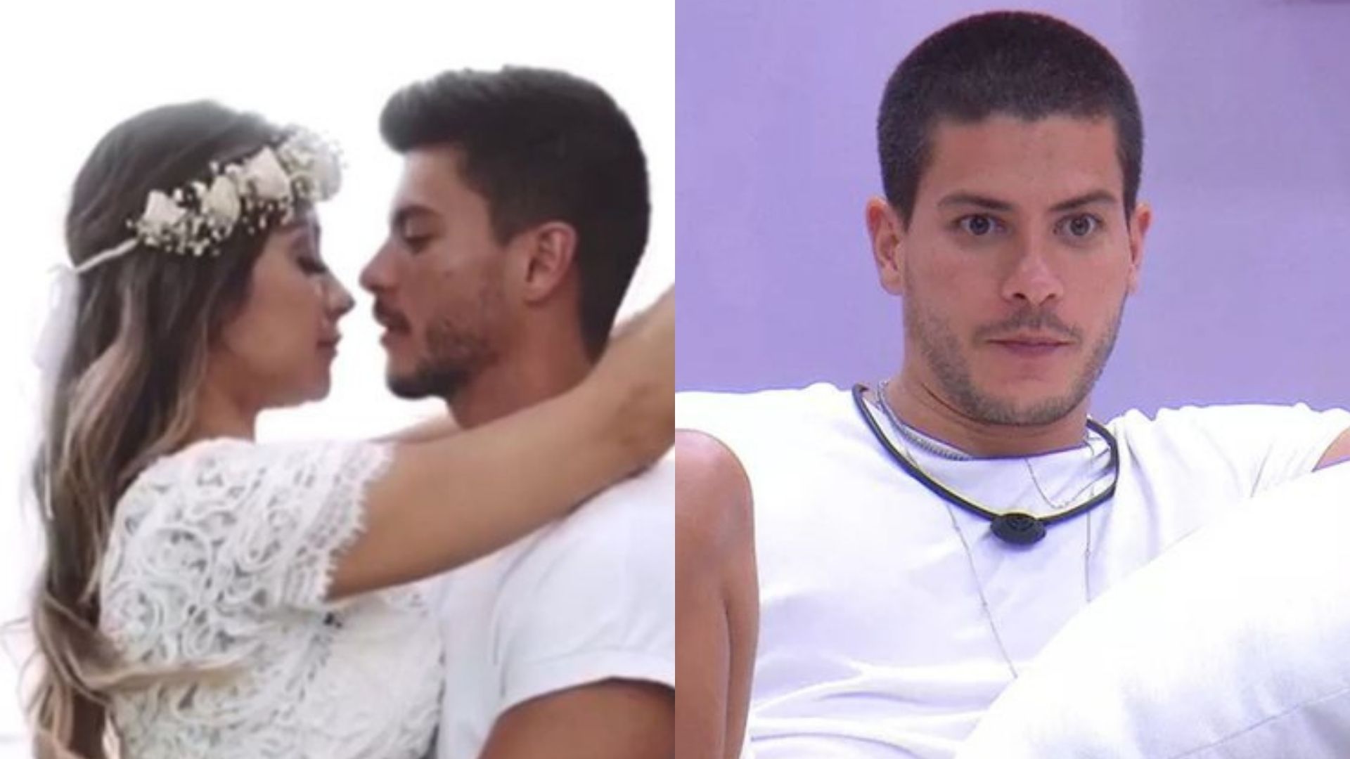 BBB22: Arthur Aguiar relembra casamento surpresa feito por Maíra Cardi: “Arrepiei”