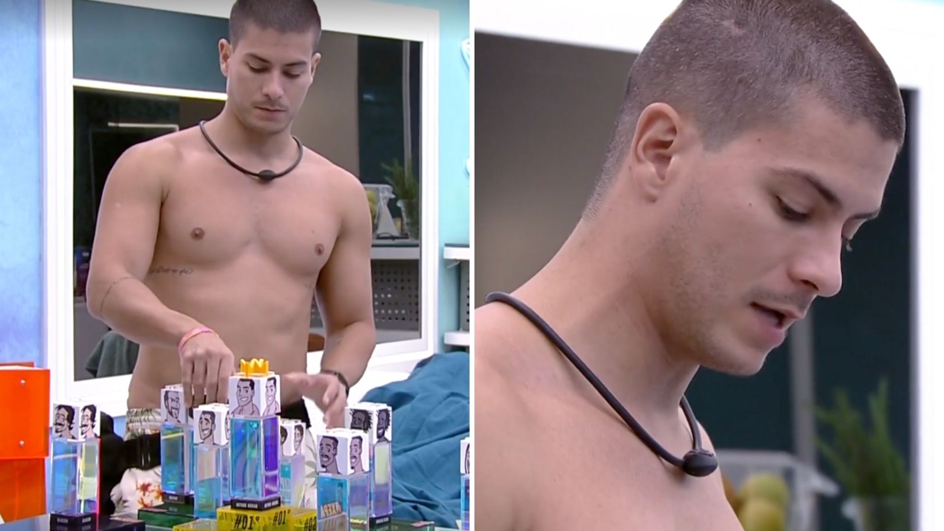 BBB22: Arthur Aguiar define seu novo alvo e poupa sister: “Gosto muito dela”