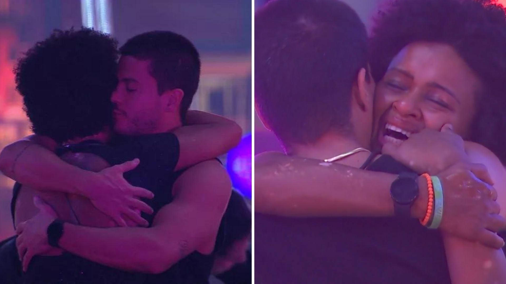 BBB22: Arthur Aguiar acolhe Natália após surto: “Foi só um dia ruim”