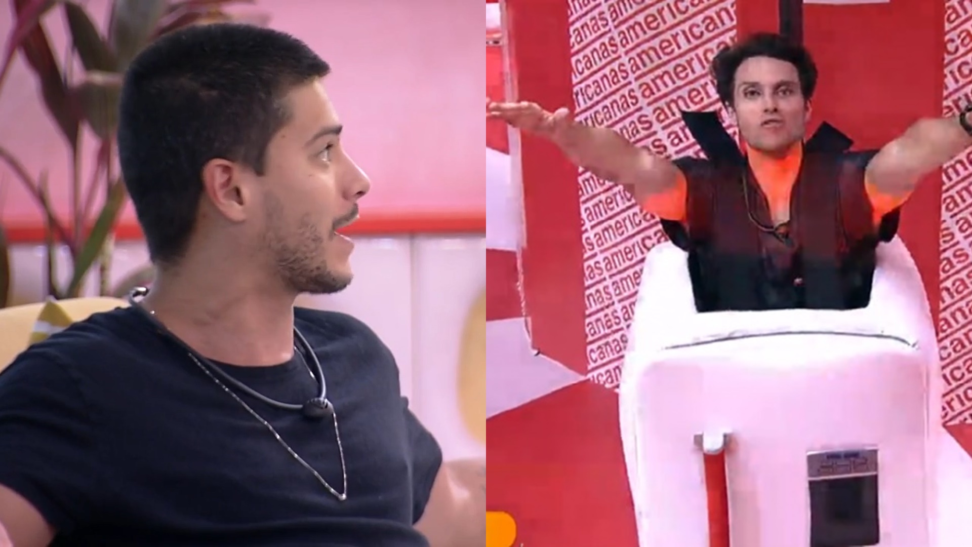 BBB22: Arthur esculacha produção e diz que Lucas dormiu em prova: “Várias vezes”