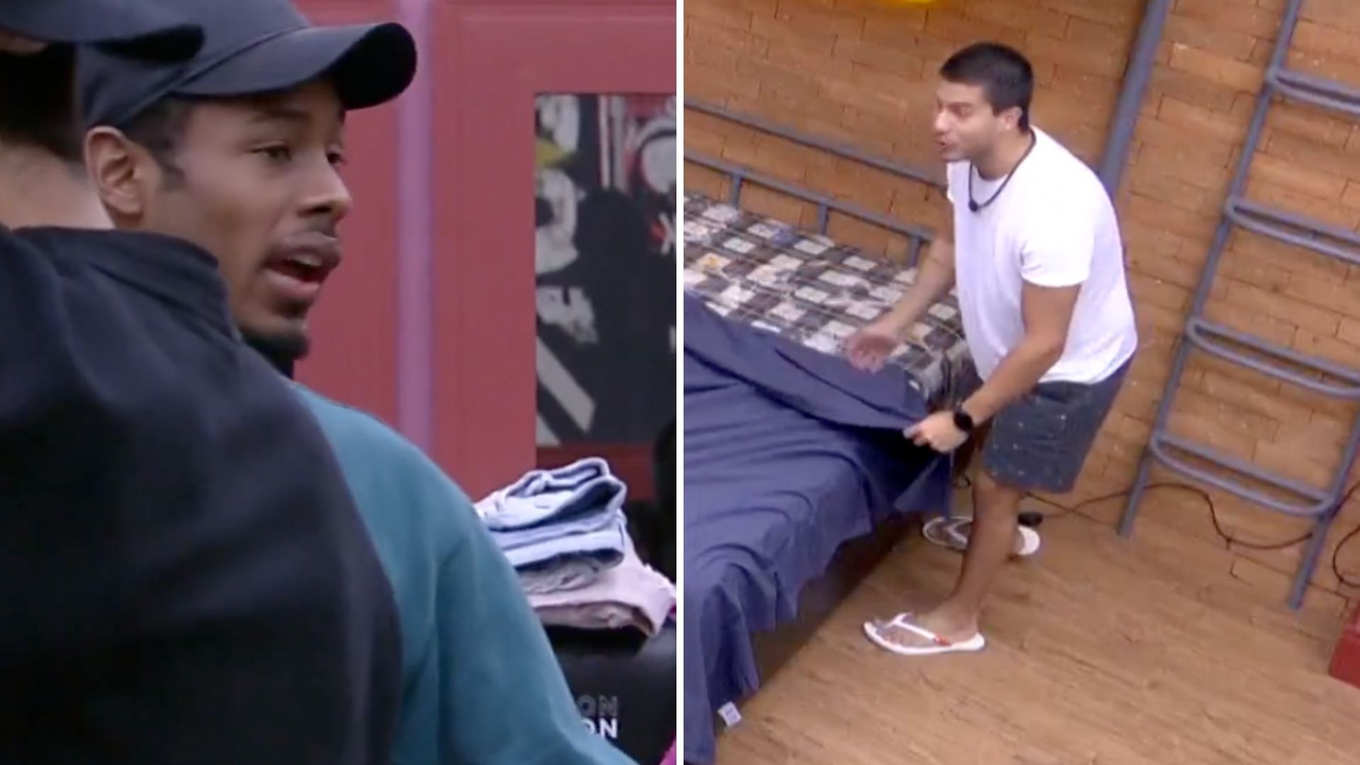 BBB22: Treta! Arthur Aguiar dá patada em Paulo André que revida: “Moleque”