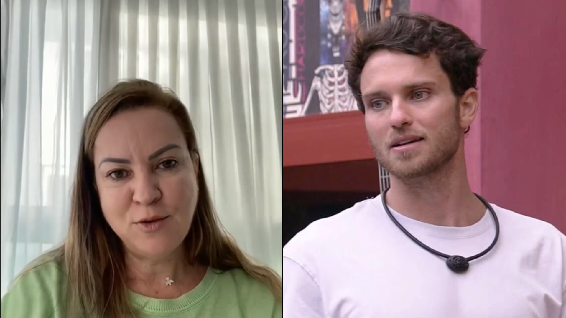 BBB22: Mãe de Lucas rebate acusações de mensagem subliminar: “Coração em paz”