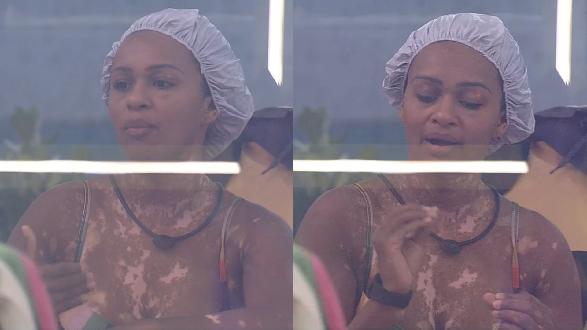 BBB22: Apreensiva, Natália analisa momentos de explosões: “Preciso de equilíbrio”