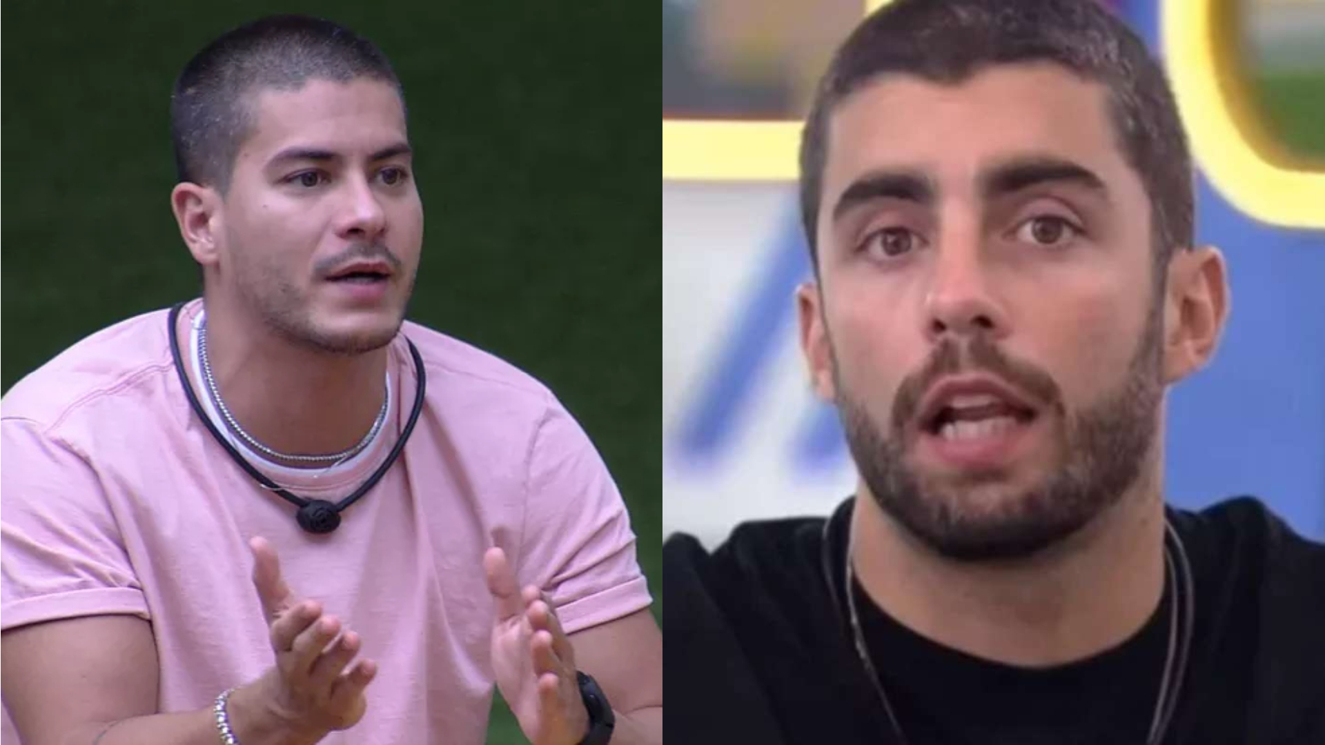 BBB22: Inconformado, Arthur Aguiar bate-boca com Pedro Scooby: “Não é férias”