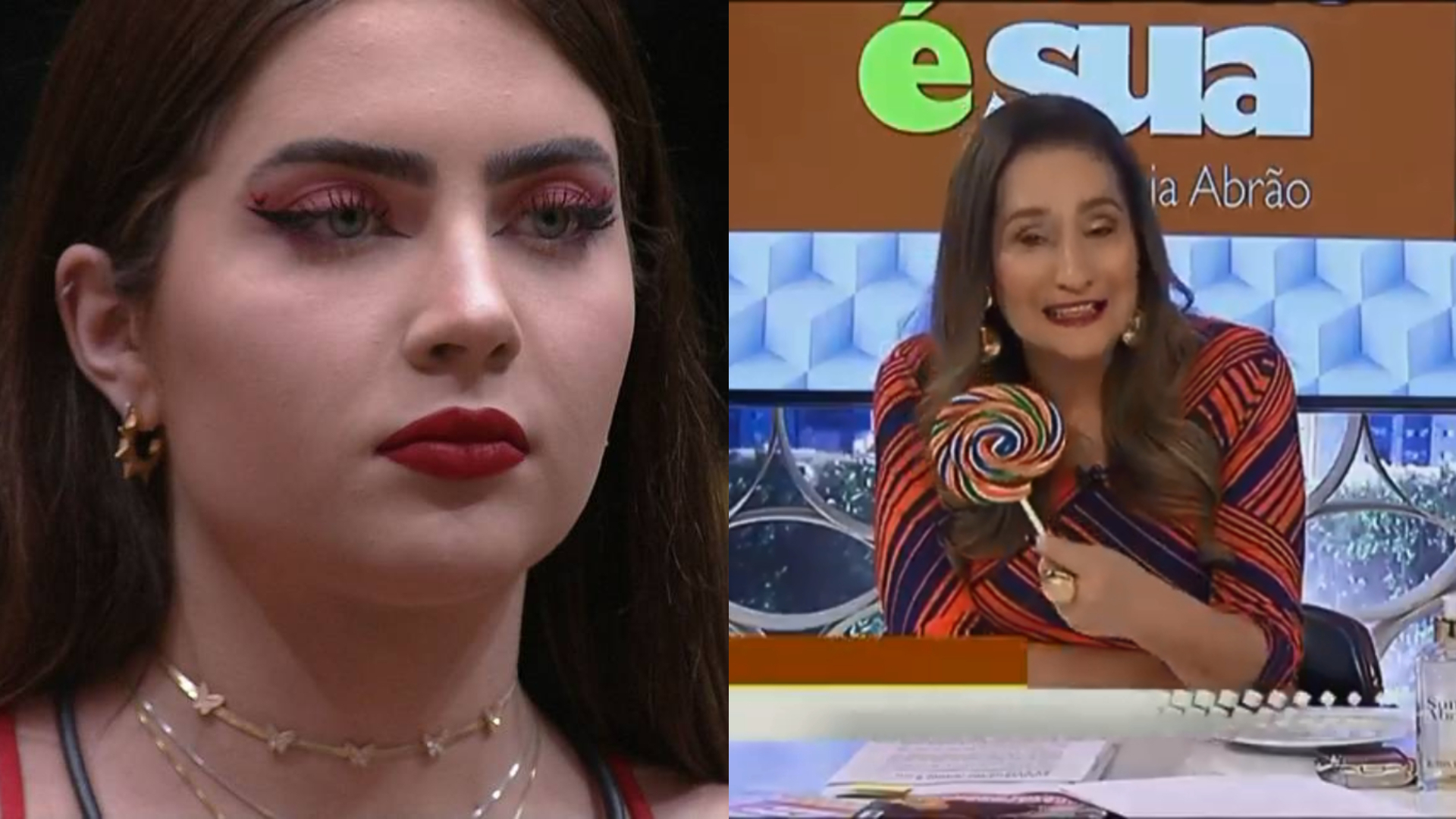 BBB22: Chupando pirulito, Sonia Abrão debocha de eliminação de Jade Picon: “Viva”