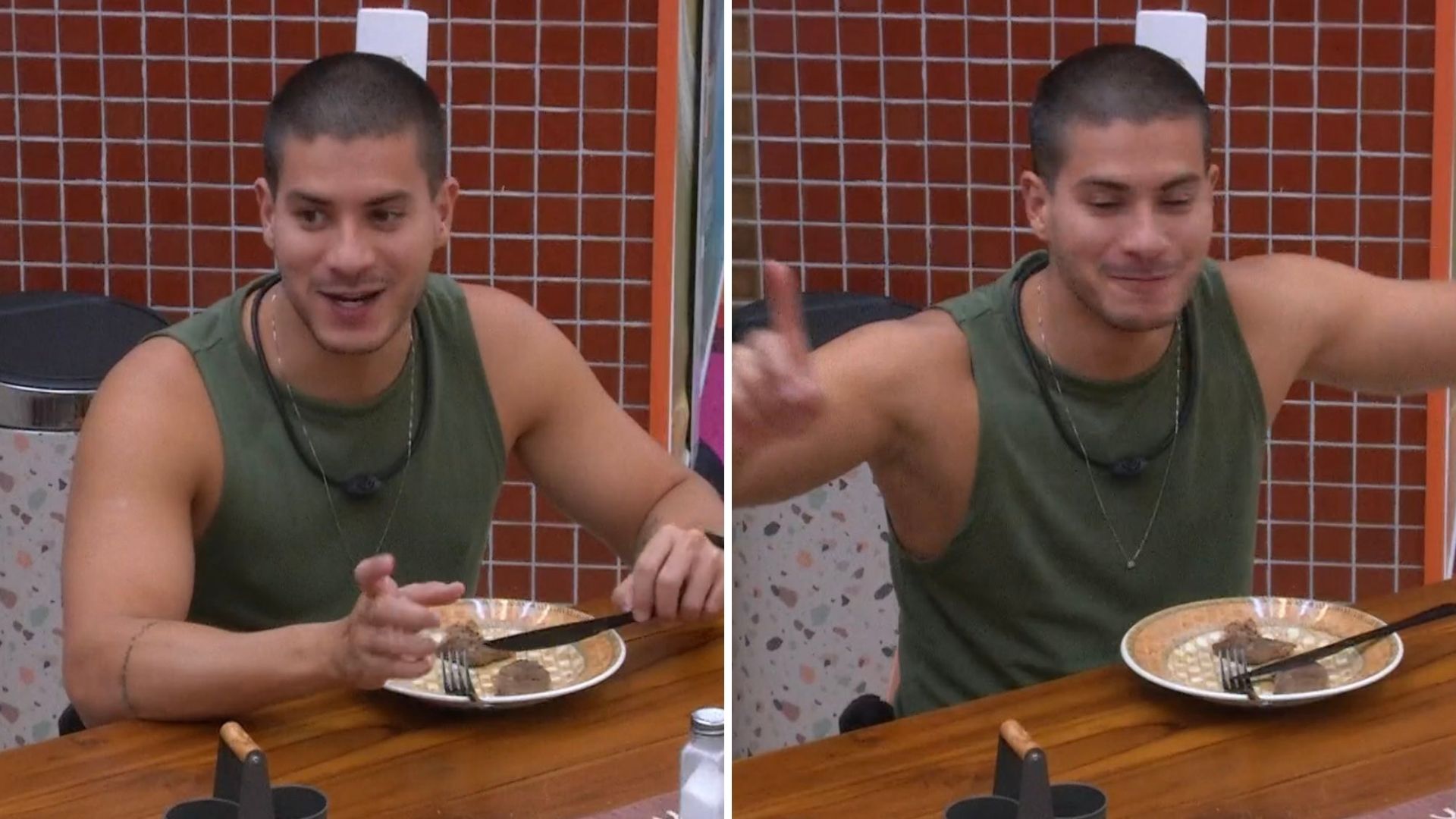 BBB22: Interesse? Arthur Aguiar volta a sorrir e muda de postura após brother se tornar anjo