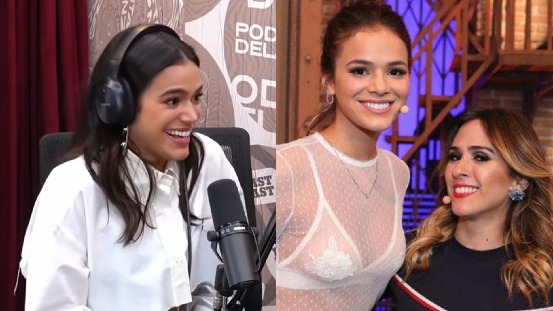 Bruna Marquezine relembra dia em que Tatá Werneck foi expulsa de balada: “Louca”
