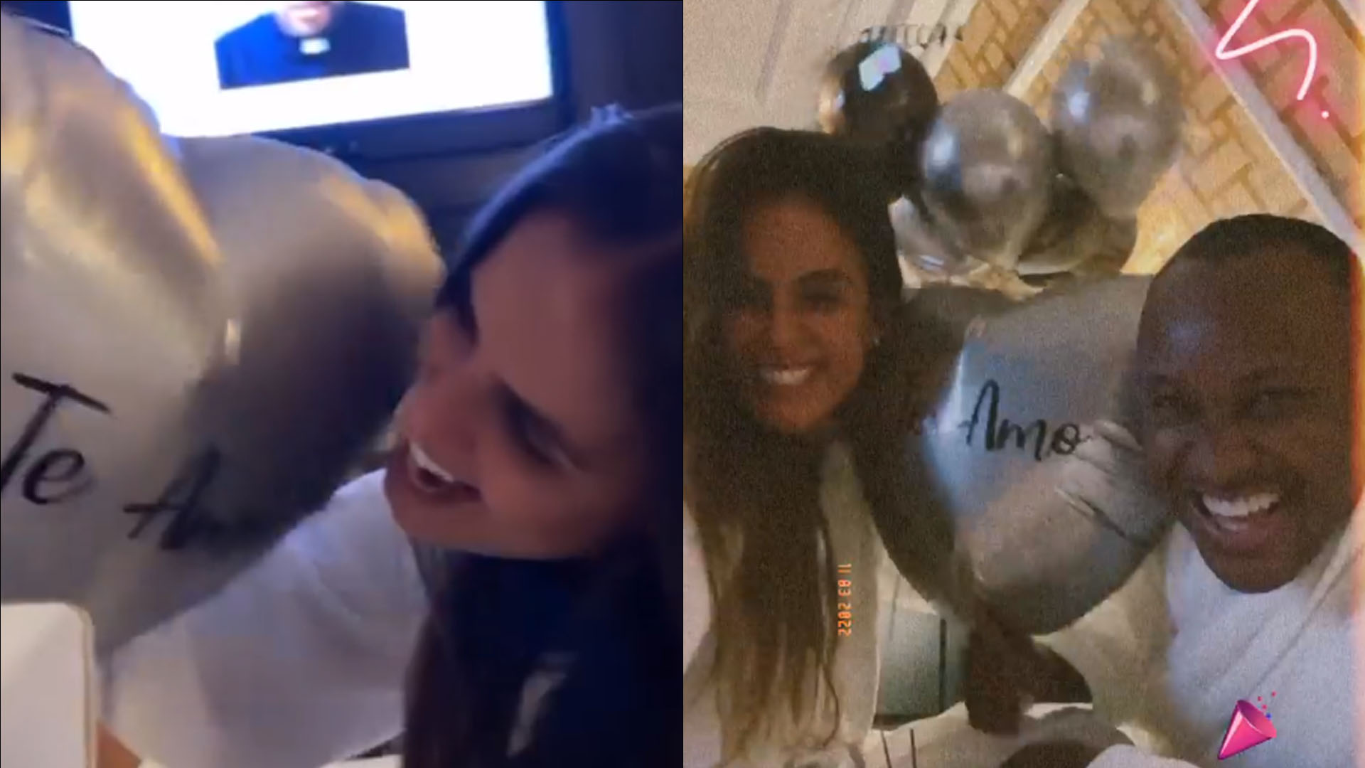 Carol Peixinho faz surpresa romântica em aniversário de Thiaguinho: “Meu amor”