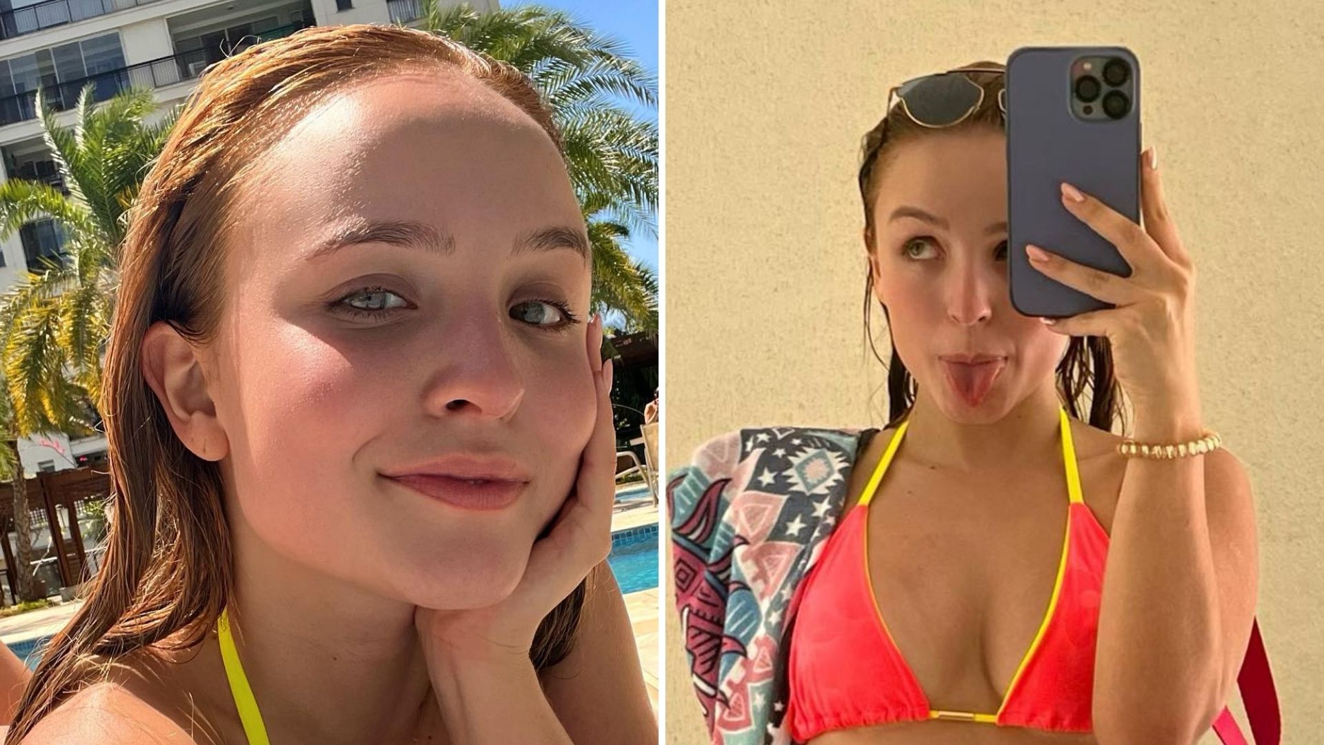 De biquíni, Larissa Manoela renova bronzeado e ostenta cinturinha PP: “Deusa”