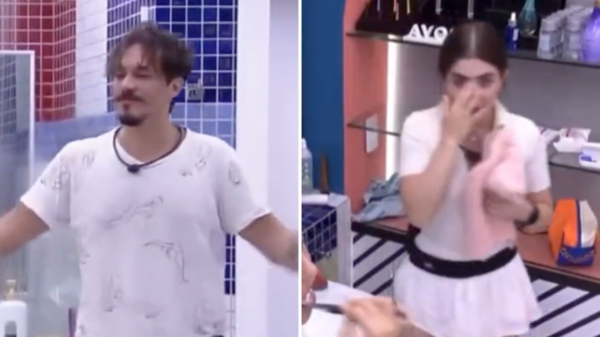 BBB22: Eliezer ultrapassa limites e convida Jade Picon para dormir: “Ali no quarto”
