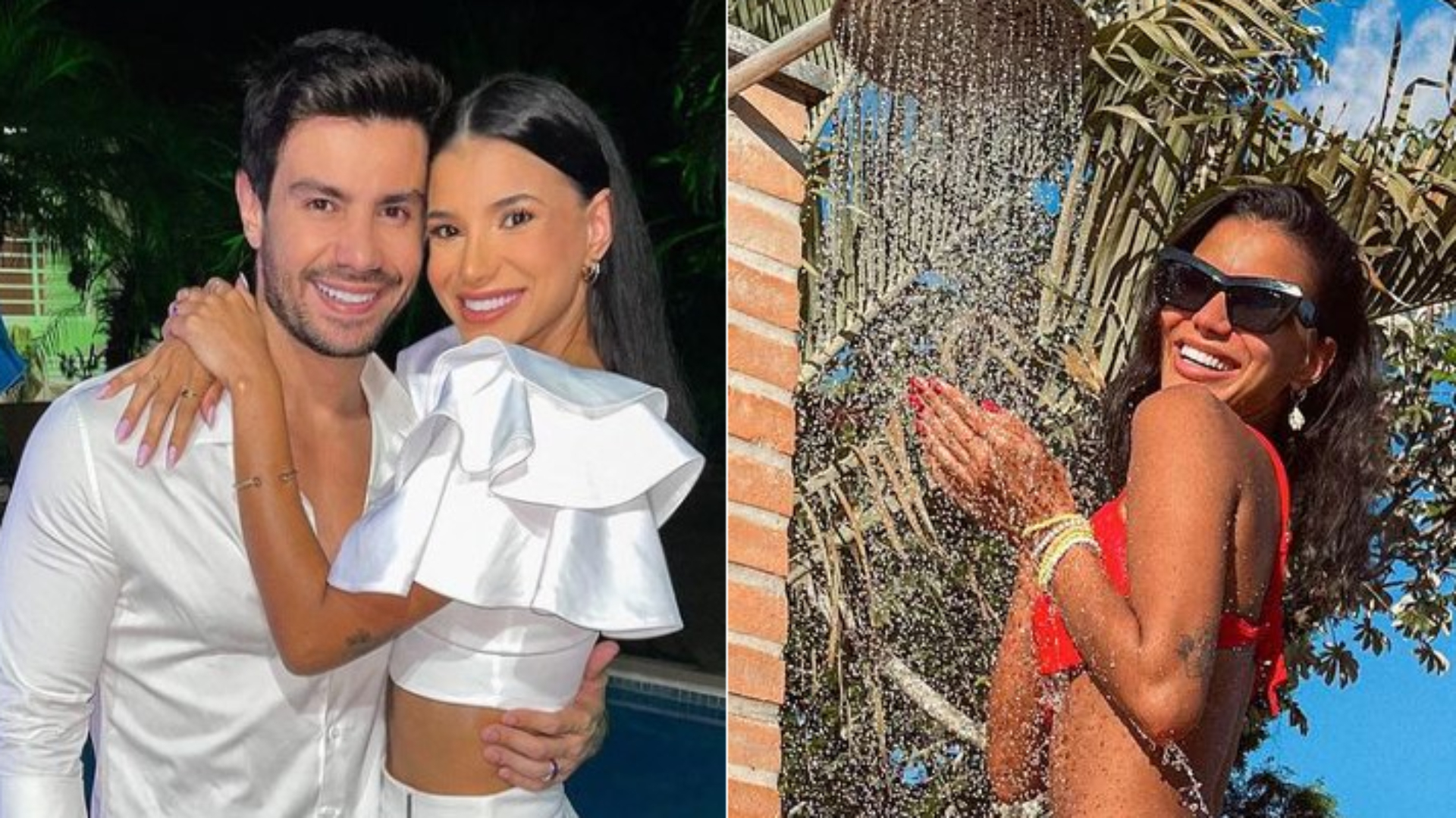 Ex-A Fazenda Jakelyne Oliveira posa de fio-dental e empina o bumbum: “Gata”