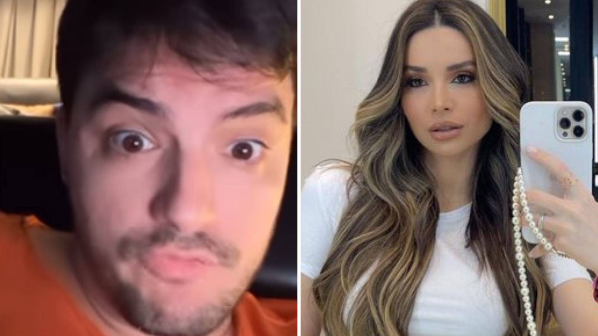 Felipe Neto é acusado de querer fama ao torcer pela ex em reality: “Não me conhece”