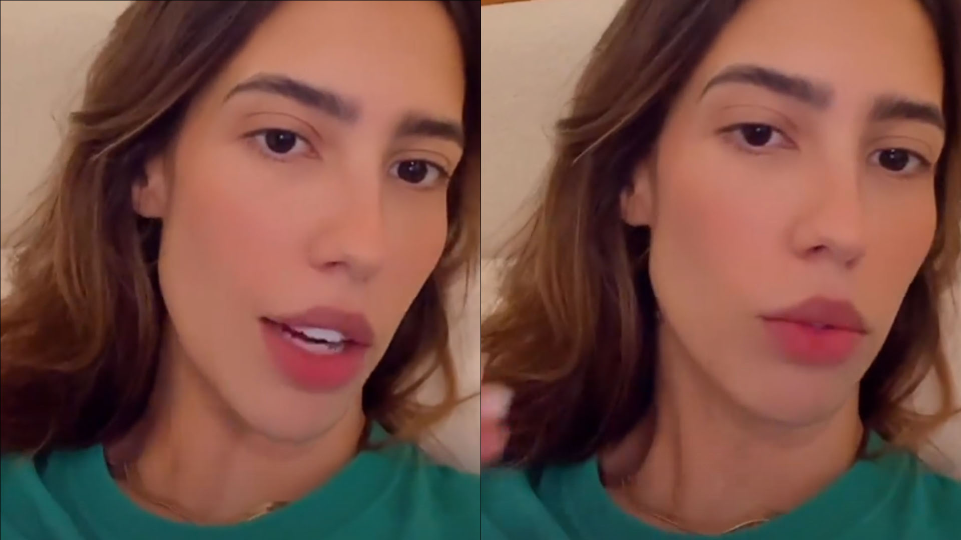 Gabi Brandt se revolta após ser xingada por defender Saulo Poncio: “Otária”