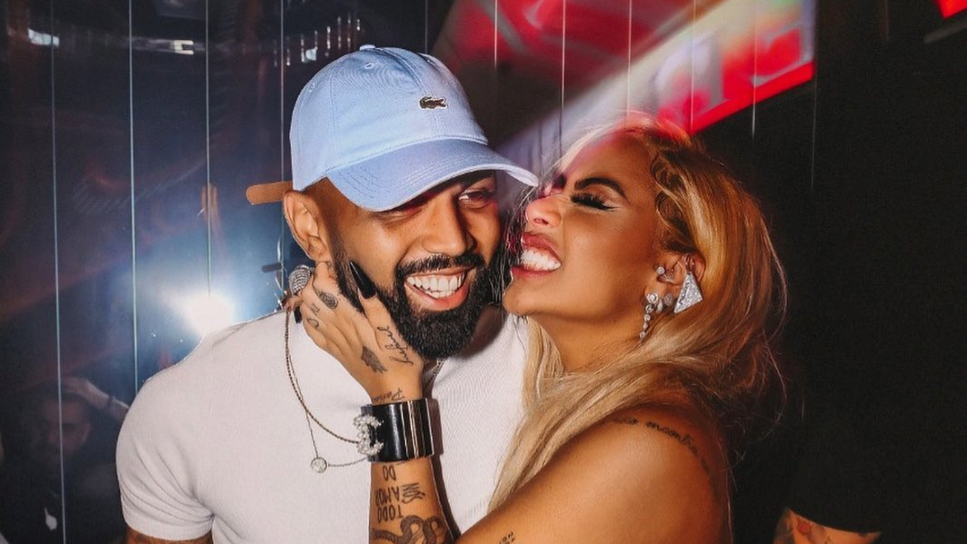 Após troca de beijos com atriz, Gabigol reata namoro com irmã de Neymar: “Lindos”