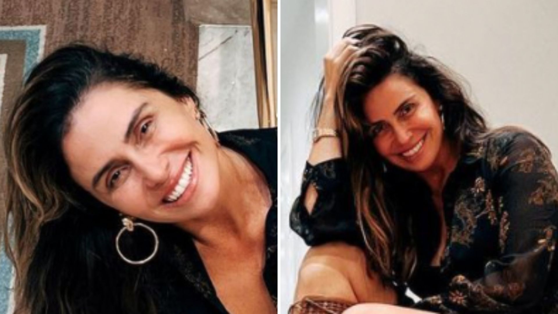 Causou! Giovanna Antonelli escolhe vestido curtíssimo e saltão para despedida de solteiro